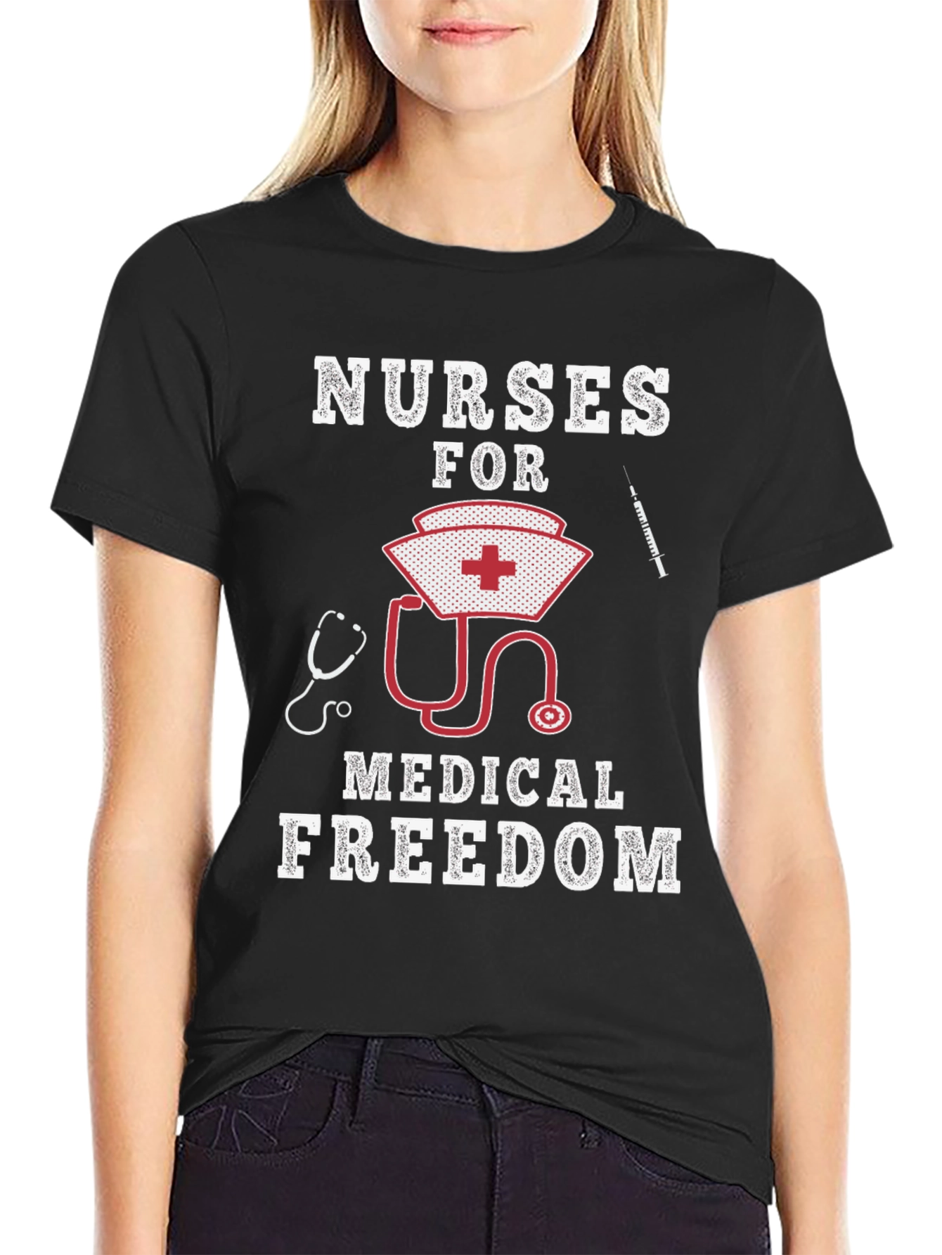Nurses for Medical Freedom Graphic T-Shirt