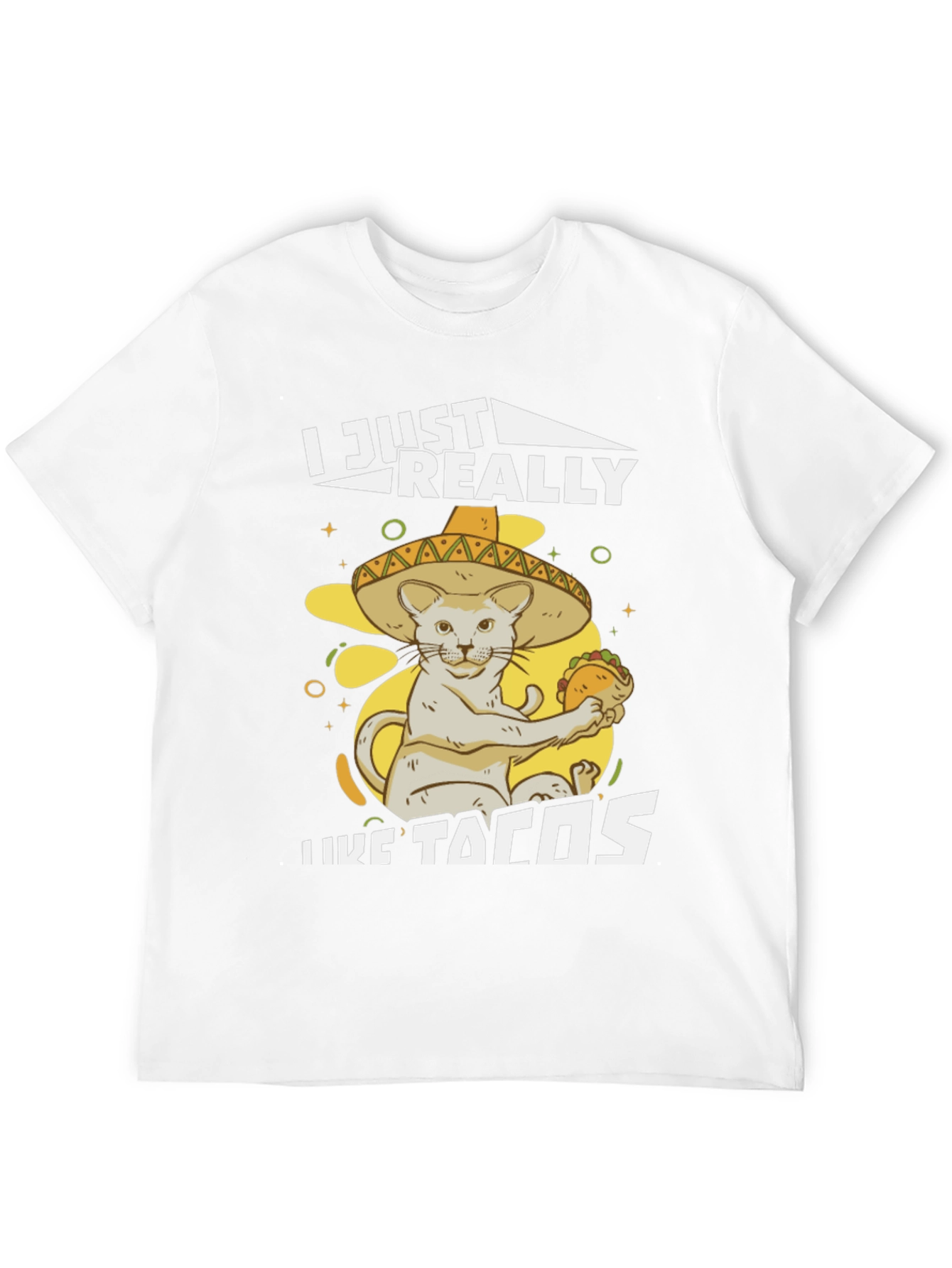I Just Really Like Tacos Cat T-Shirt