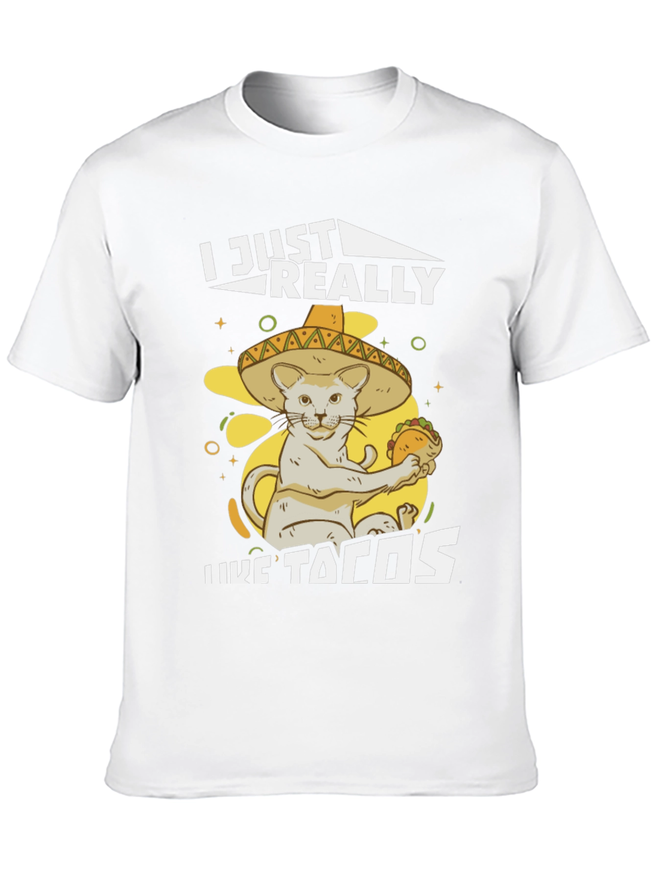 I Just Really Like Tacos Cat T-Shirt