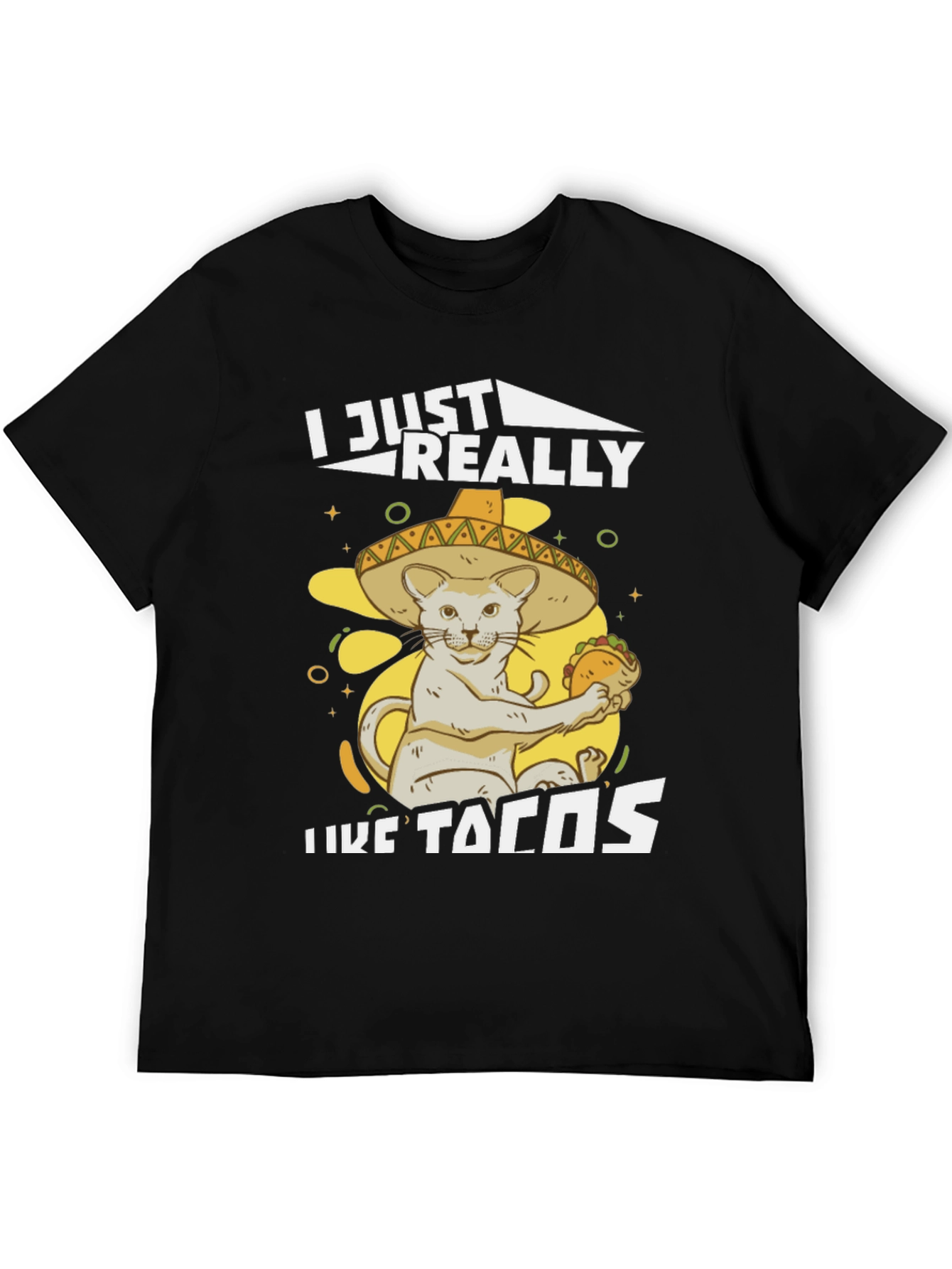 I Just Really Like Tacos Cat T-Shirt
