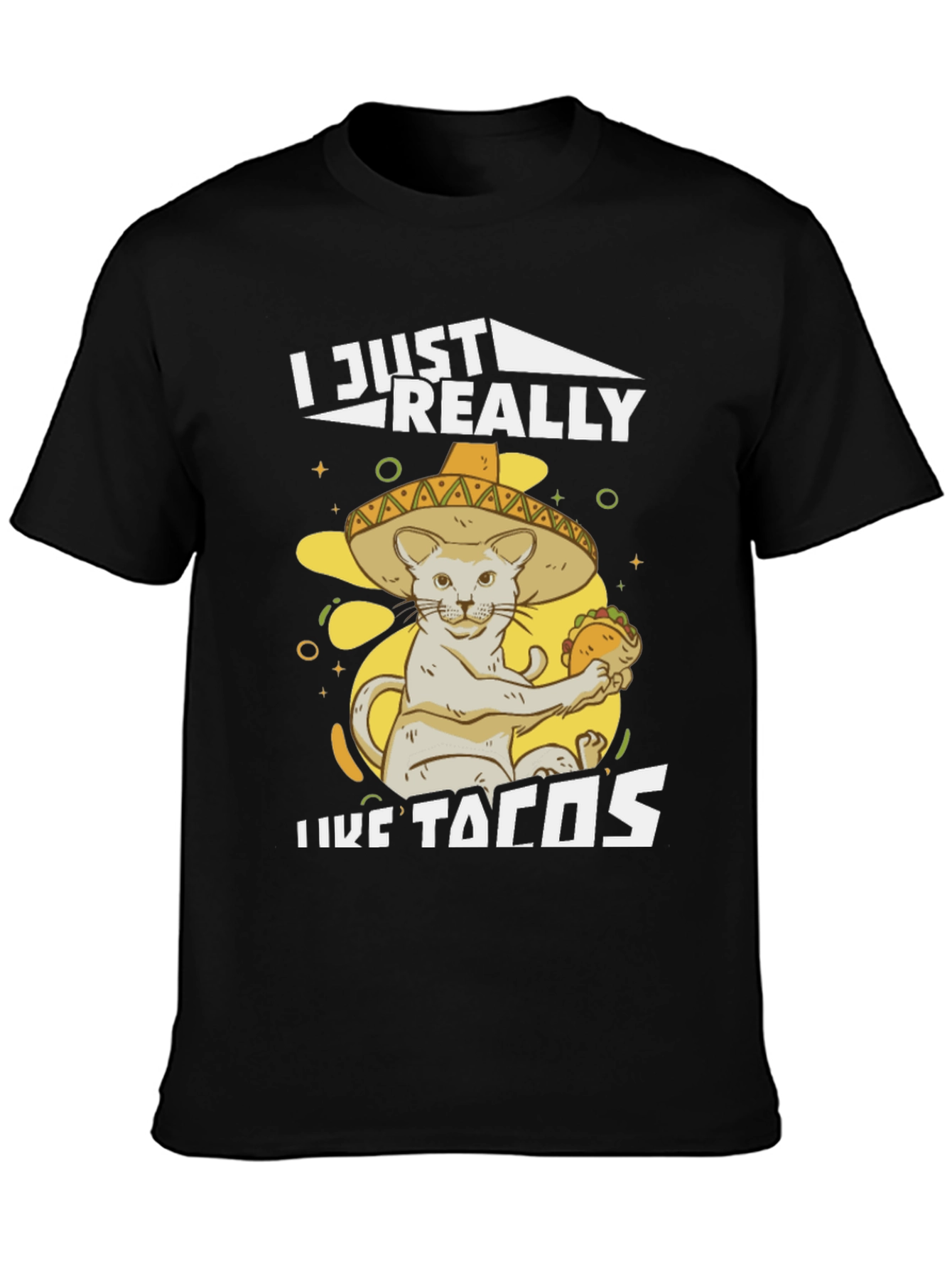 I Just Really Like Tacos Cat T-Shirt