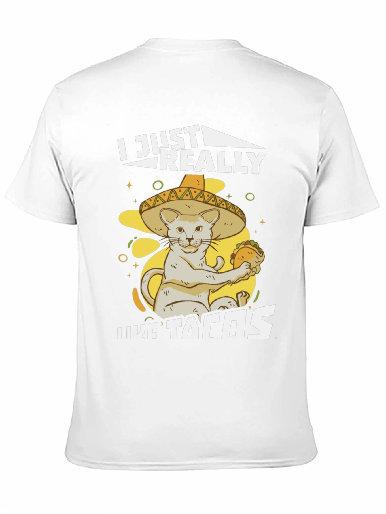 I Just Really Like Tacos Cat T-Shirt