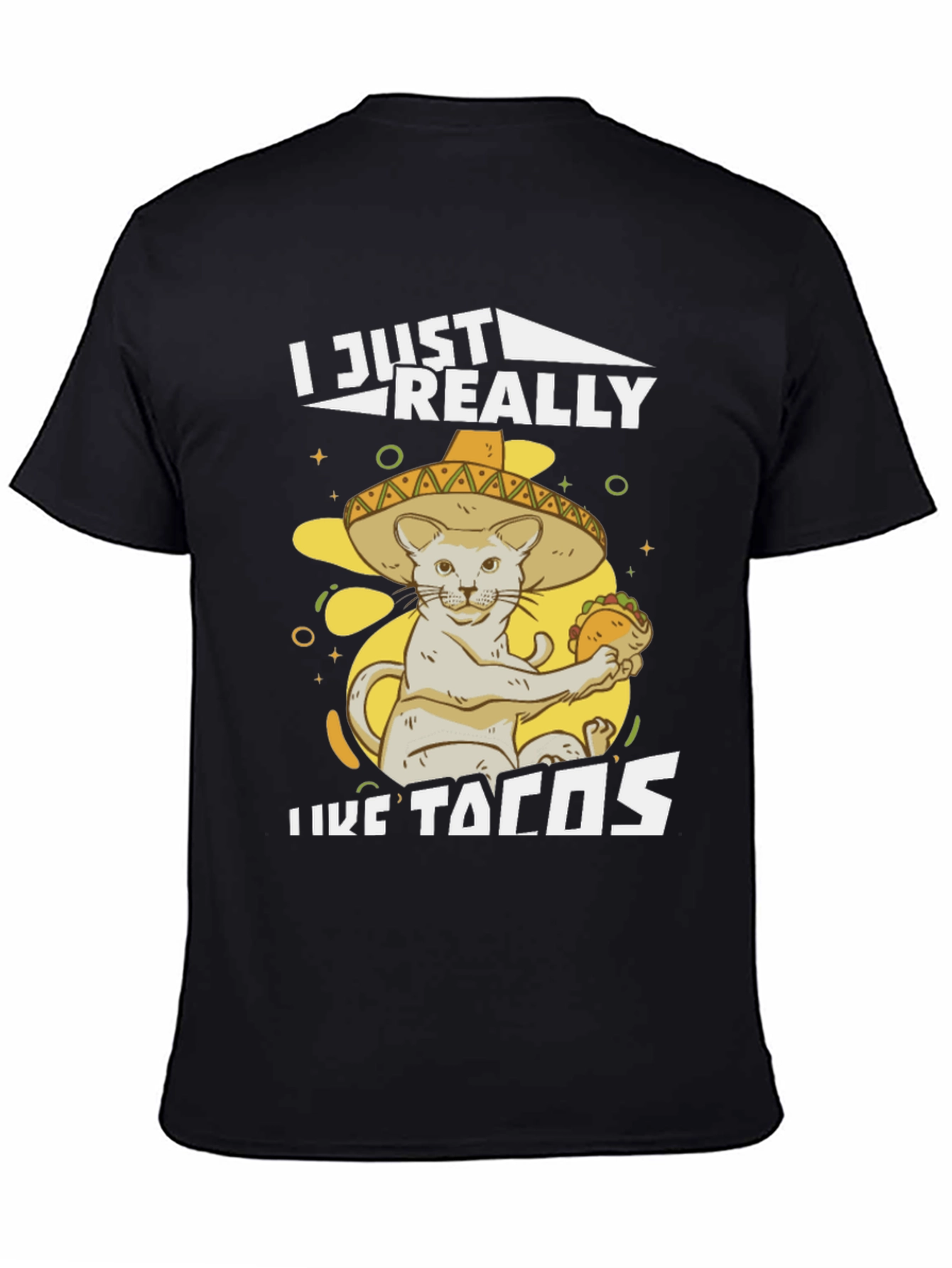I Just Really Like Tacos Cat T-Shirt