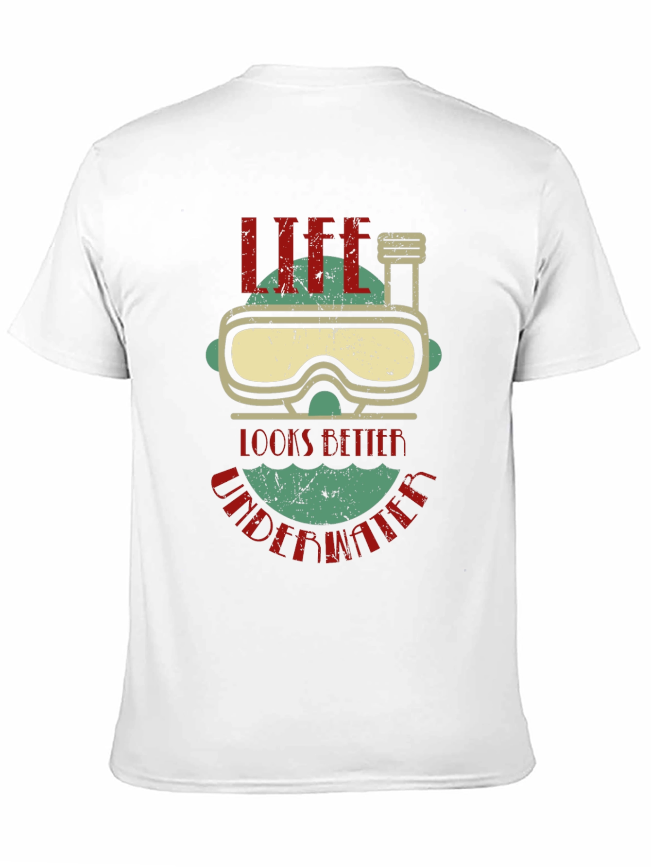 Life Looks Better Underwater Graphic T-Shirt