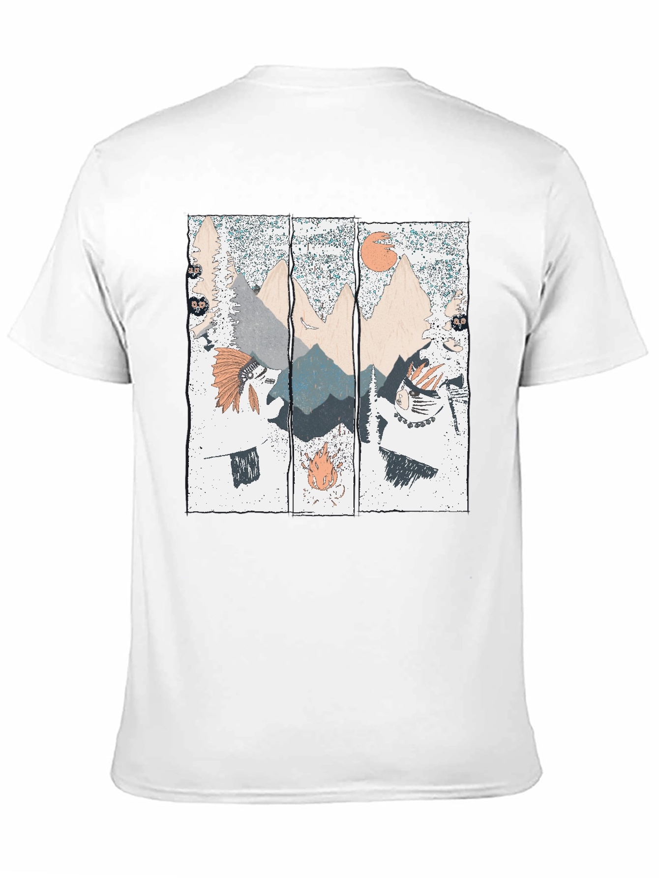 Mountain Landscape Graphic Print T-Shirt