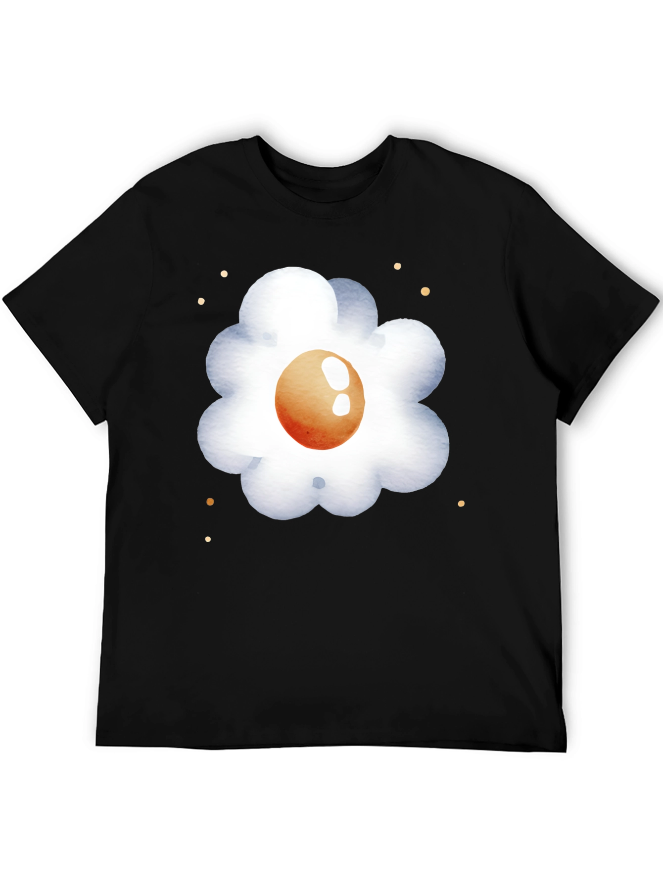 Egg Flower Graphic Tee - Casual Comfort