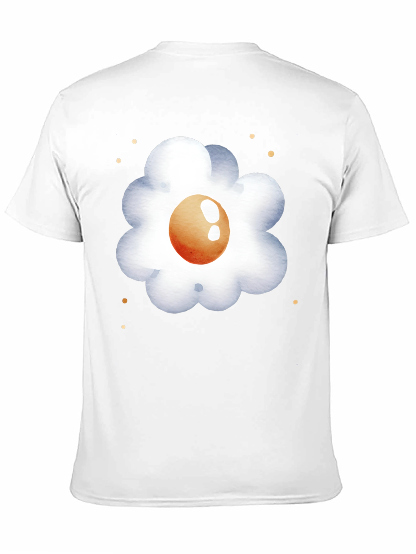 Egg Flower Graphic Tee - Casual Comfort