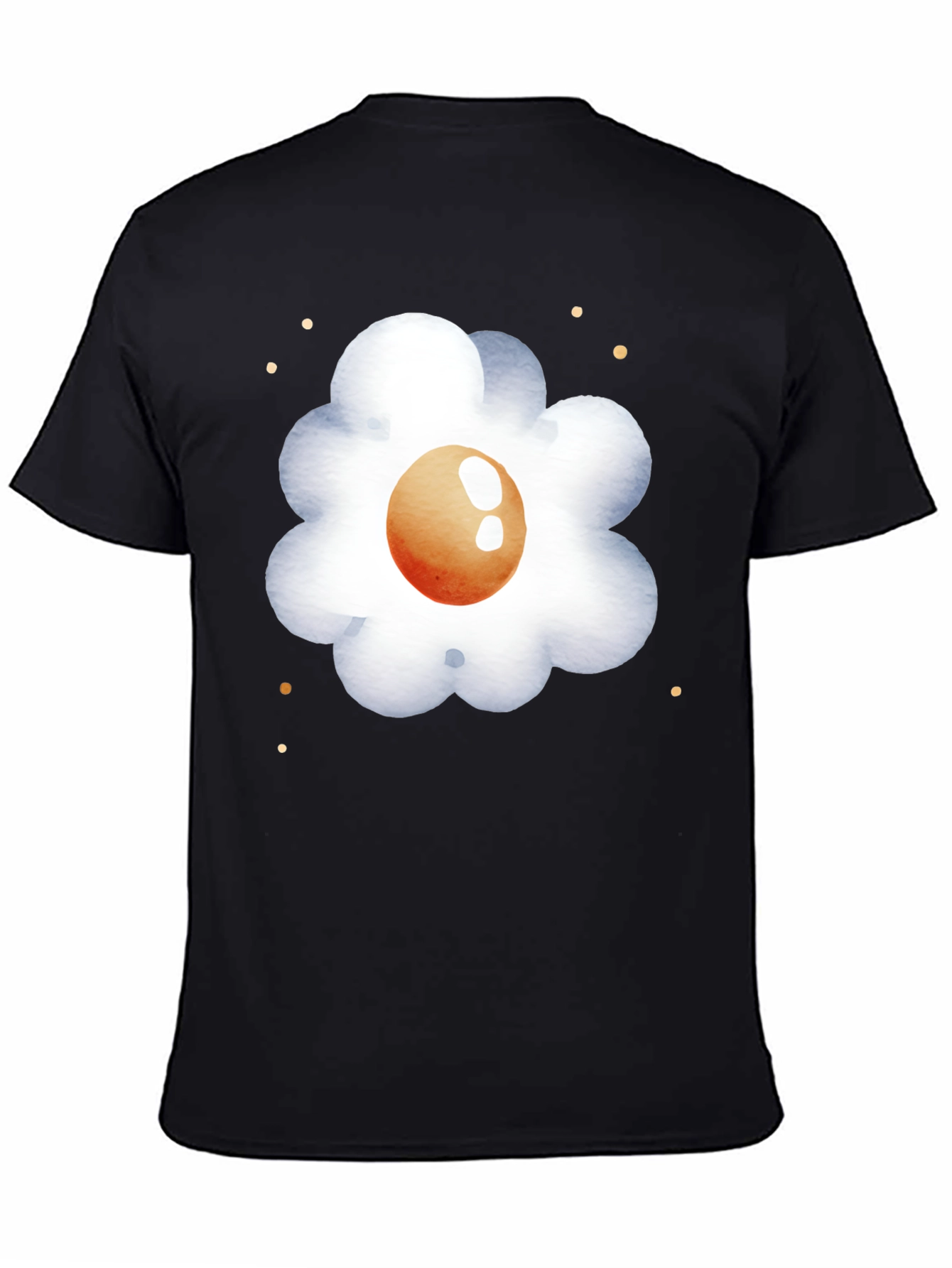 Egg Flower Graphic Tee - Casual Comfort