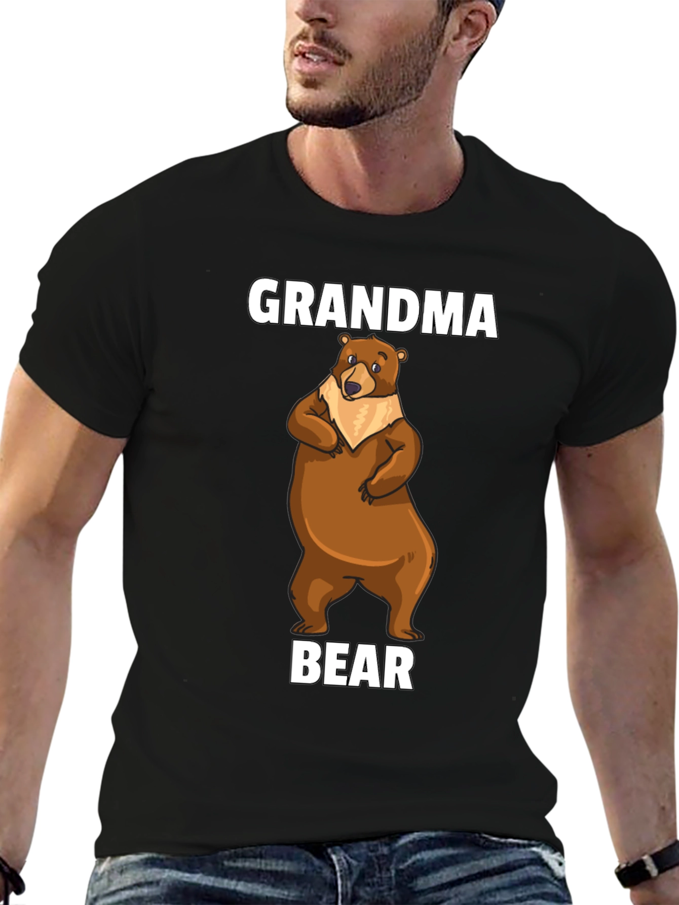 Grandma Bear T-Shirt - Cute Graphic Tee