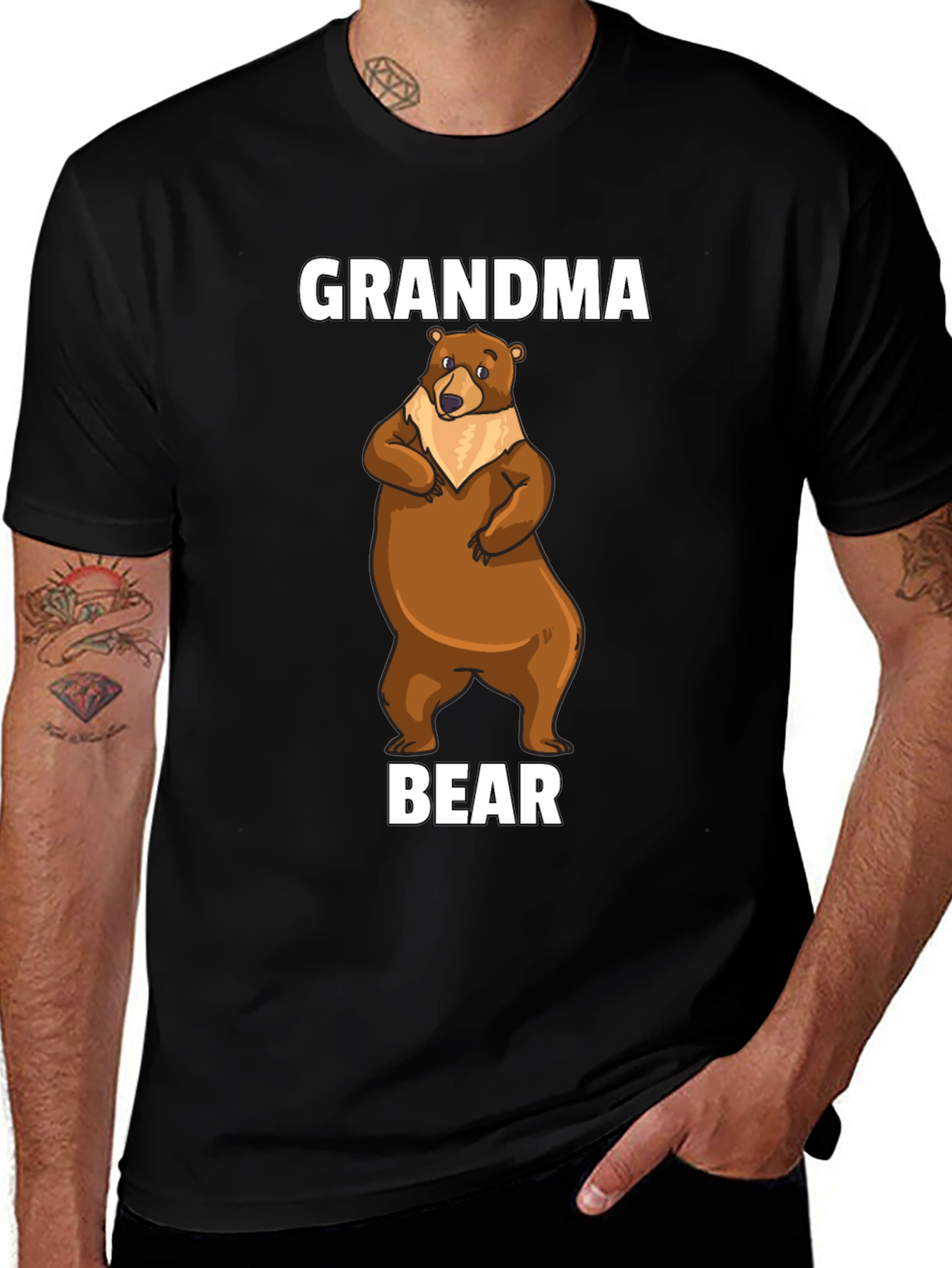 Grandma Bear T-Shirt - Cute Graphic Tee
