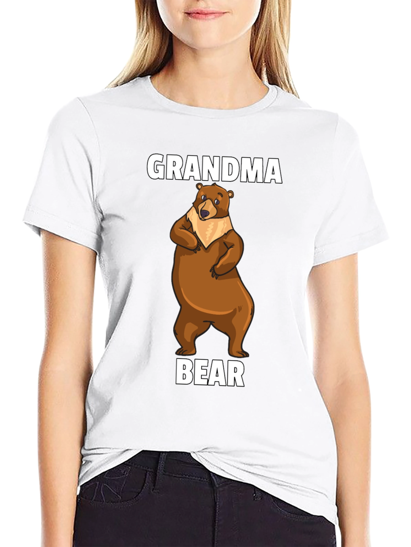 Grandma Bear T-Shirt - Cute Graphic Tee