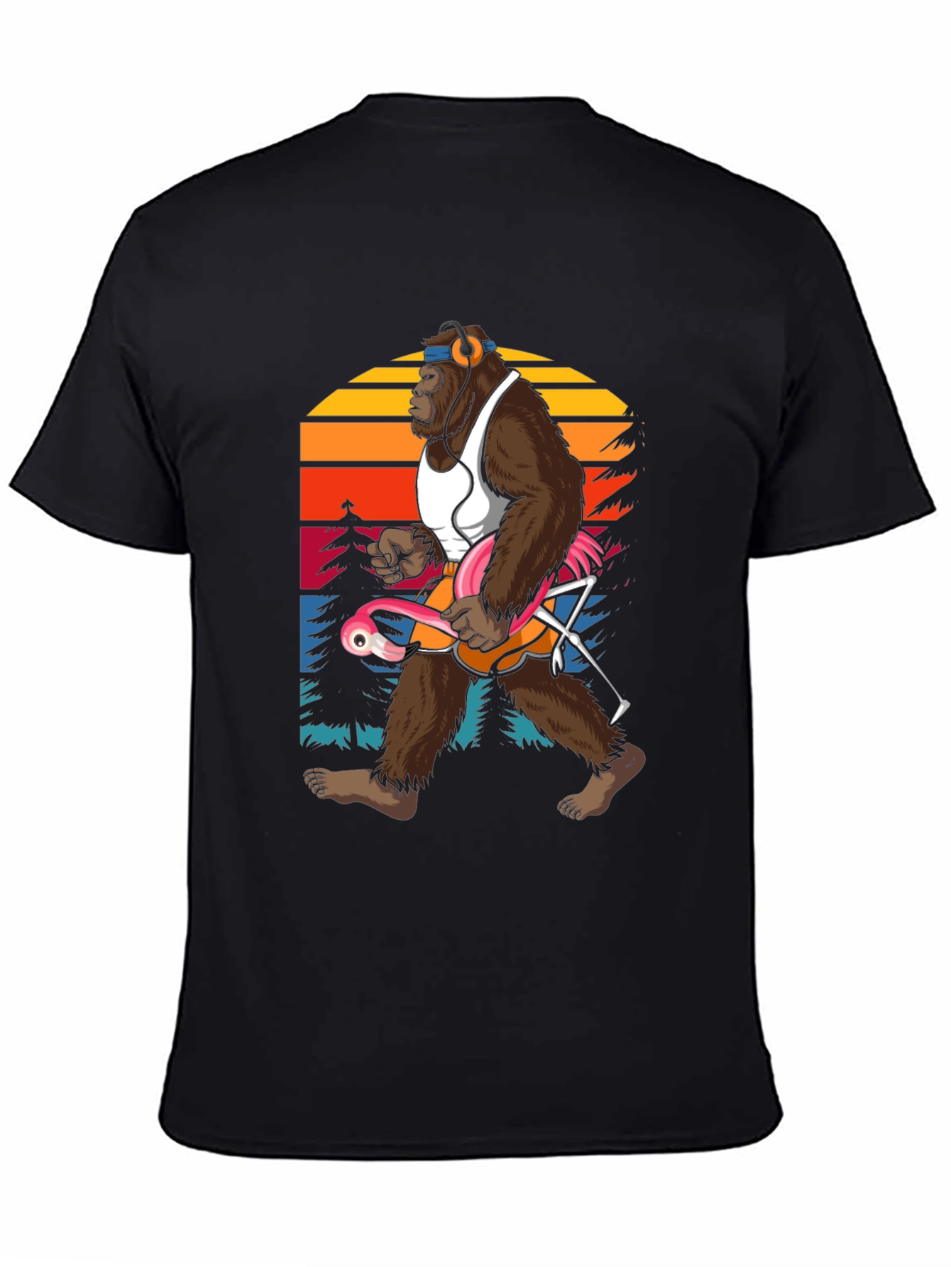 Sasquatch Flamingo T-Shirt