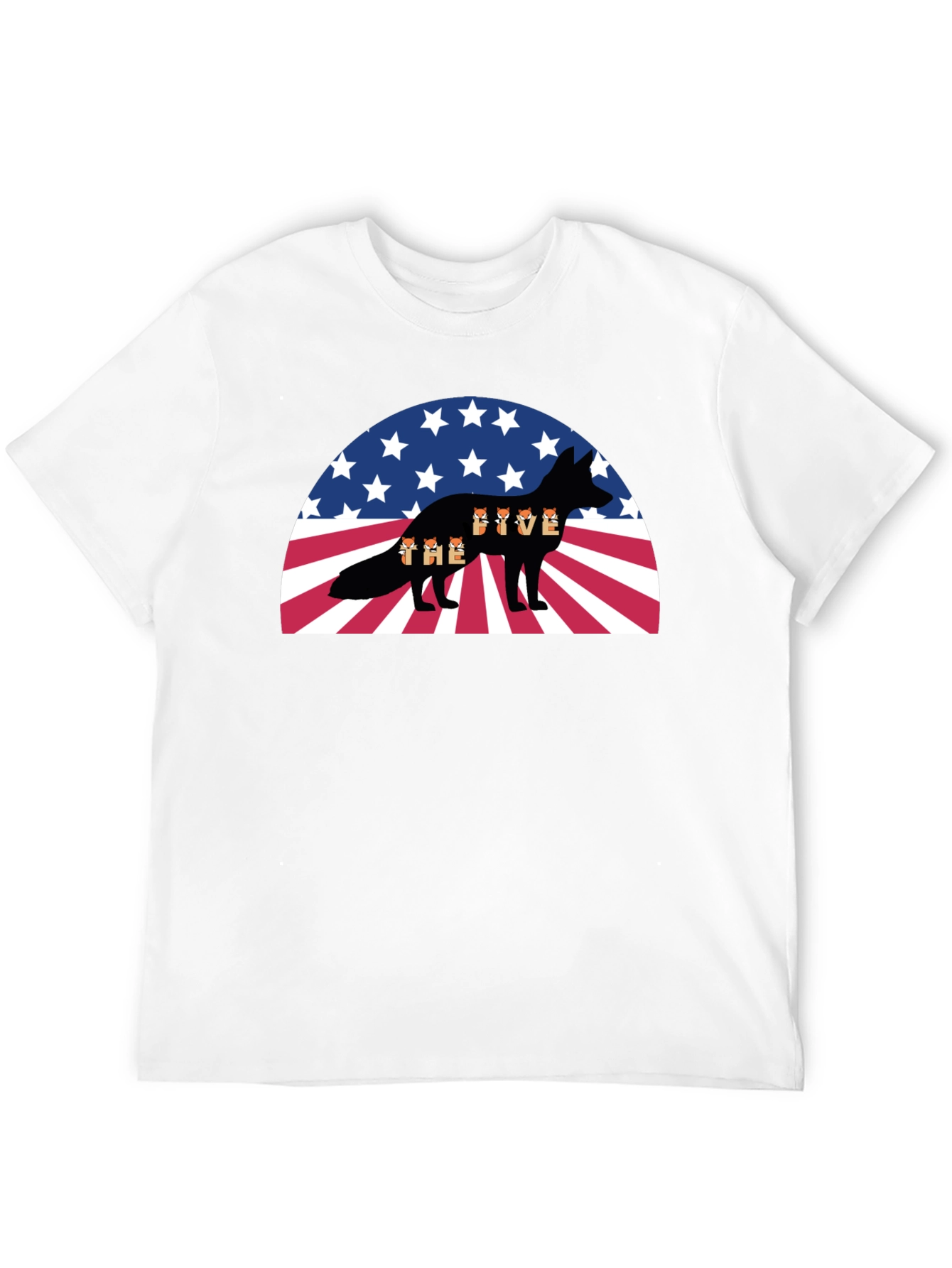 The Five Fox USA Patriotic T-Shirt