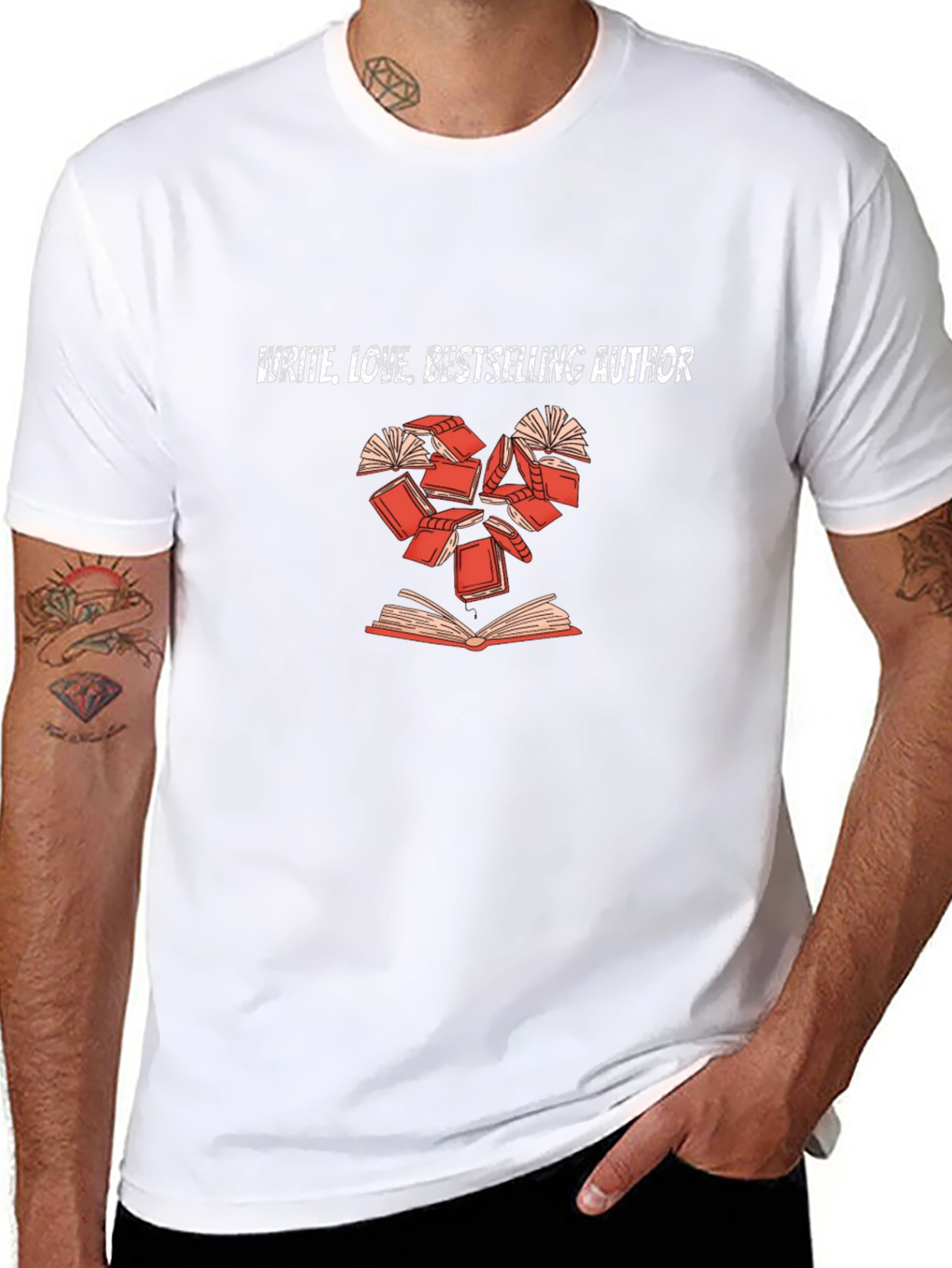 Write Love Bestselling Author T-Shirt