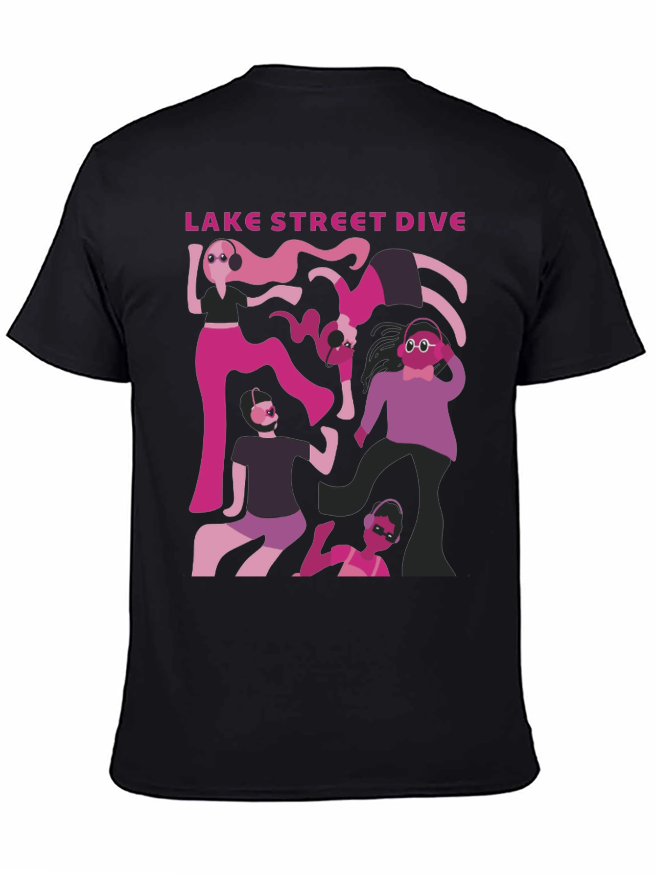Lake Street Dive Band Graphic Tee - Black