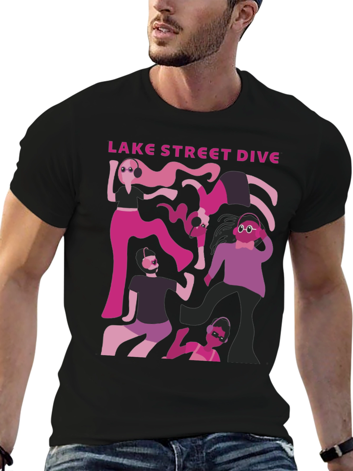 Lake Street Dive Band Graphic Tee - Black