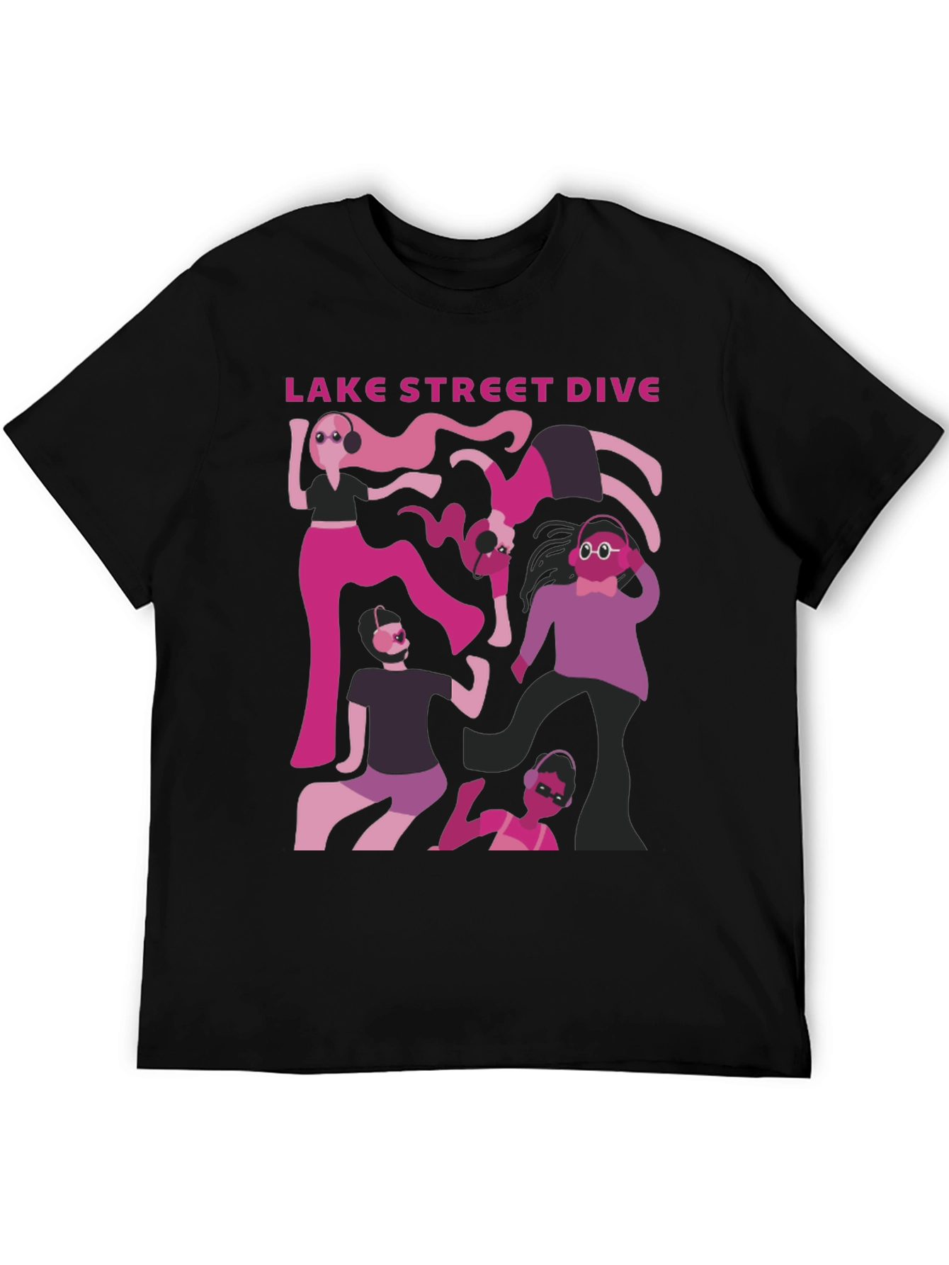 Lake Street Dive Band Graphic Tee - Black