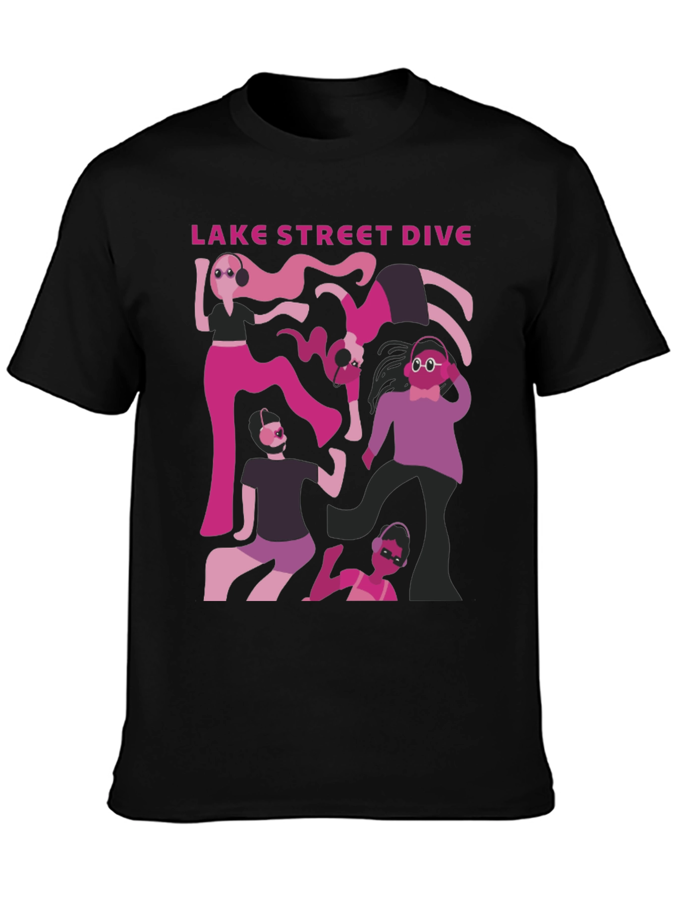 Lake Street Dive Band Graphic Tee - Black