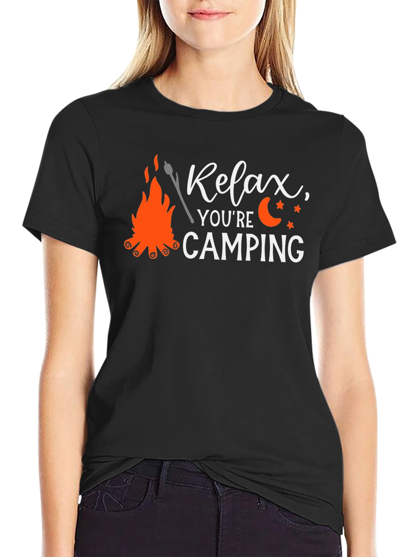 Relax Youre Camping Graphic T-Shirt