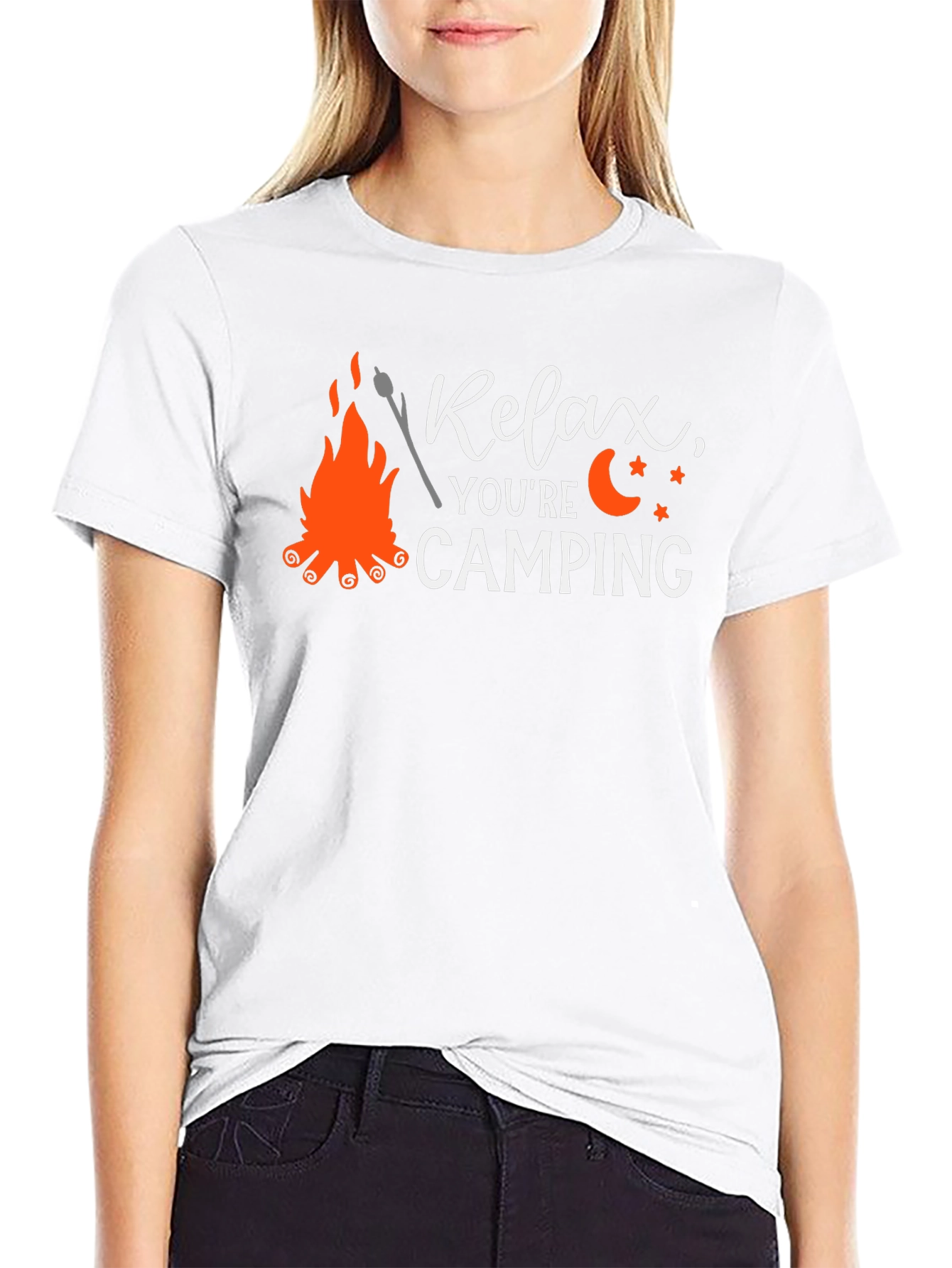 Relax Youre Camping Graphic T-Shirt