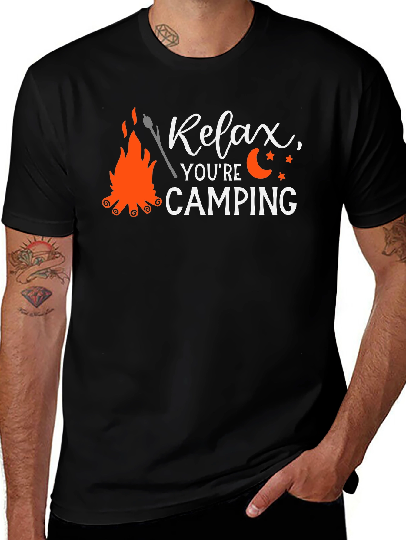 Relax Youre Camping Graphic T-Shirt
