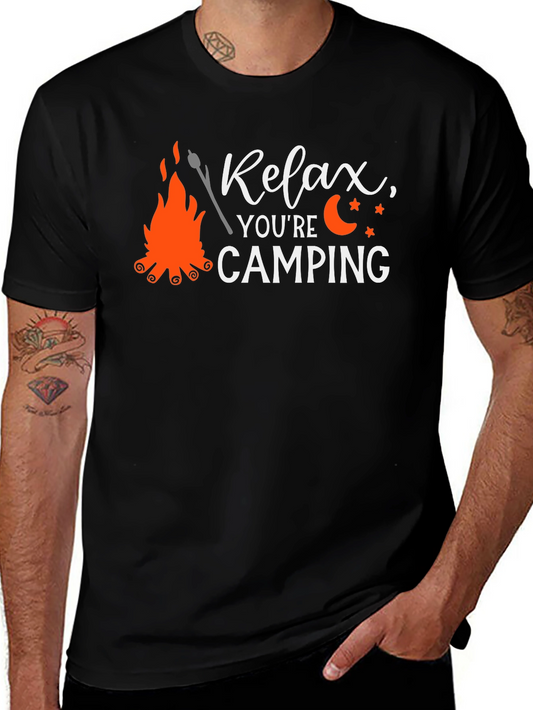 Relax Youre Camping Graphic T-Shirt