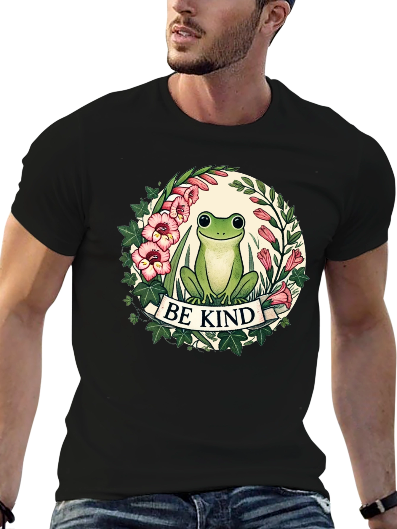 Be Kind Frog Graphic T-Shirt