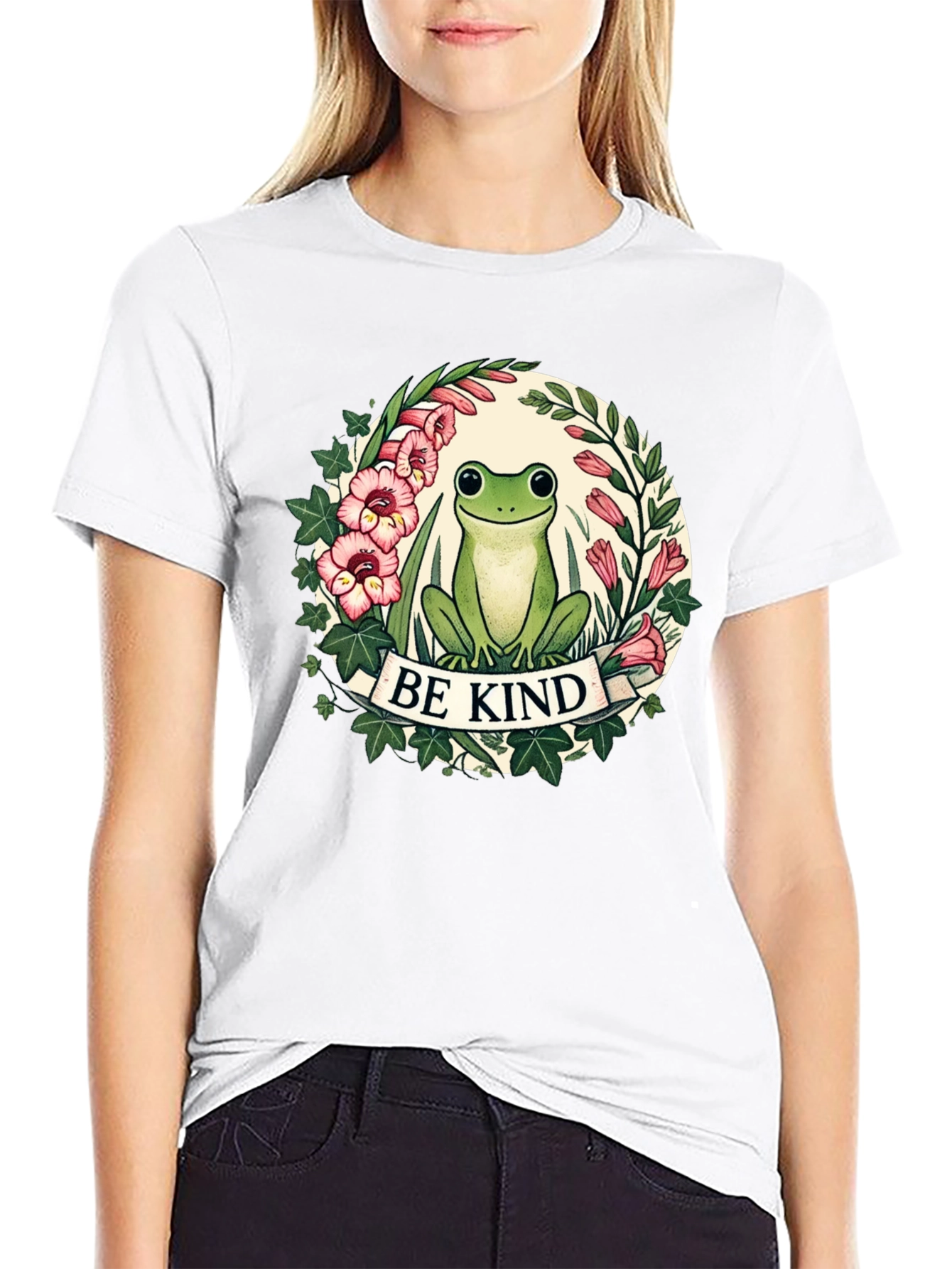 Be Kind Frog Graphic T-Shirt