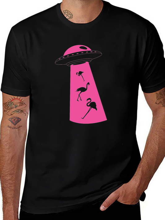 Flamingo Abduction T-Shirt: Fun & Unique Design