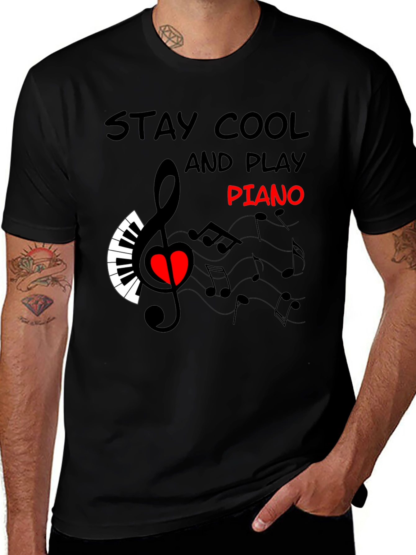 Stay Cool Piano Music T-Shirt