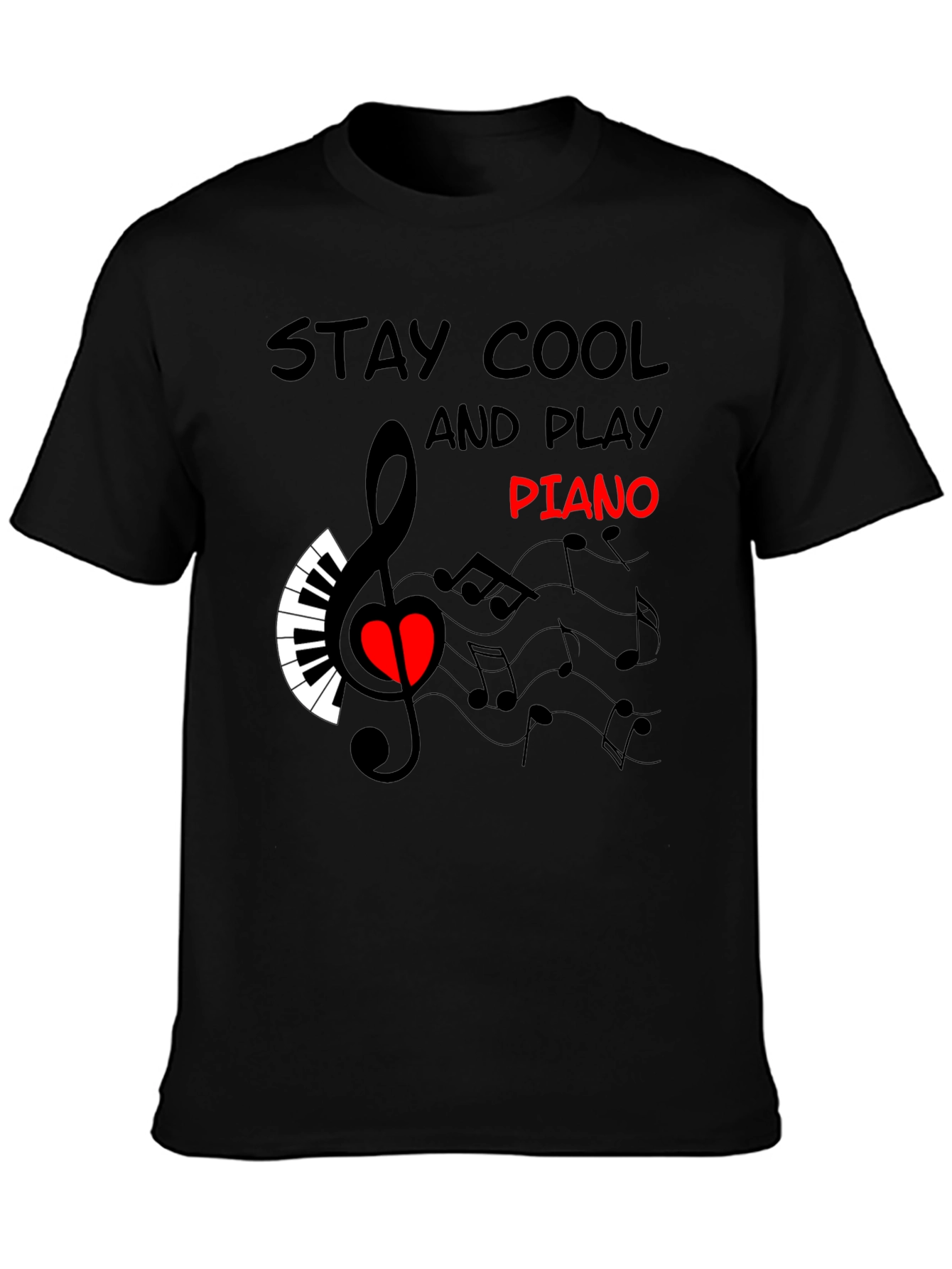 Stay Cool Piano Music T-Shirt