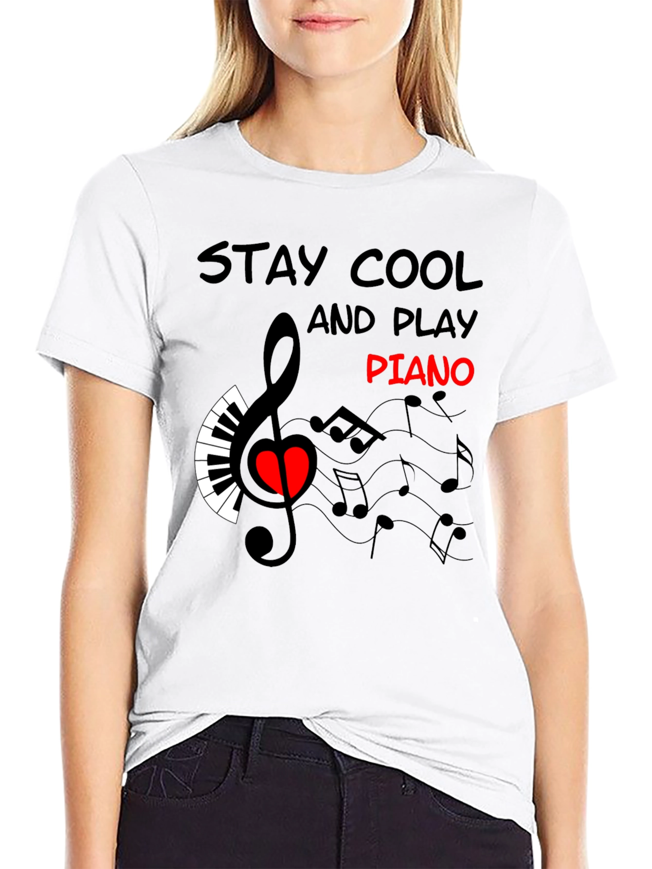 Stay Cool Piano Music T-Shirt