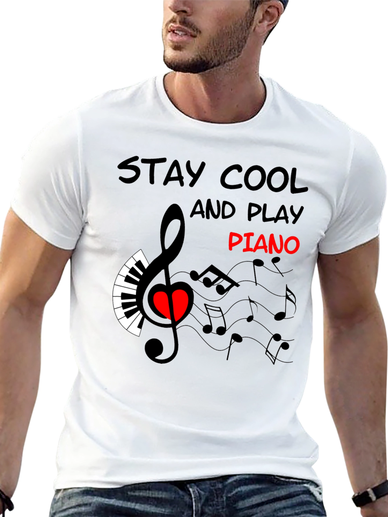 Stay Cool Piano Music T-Shirt