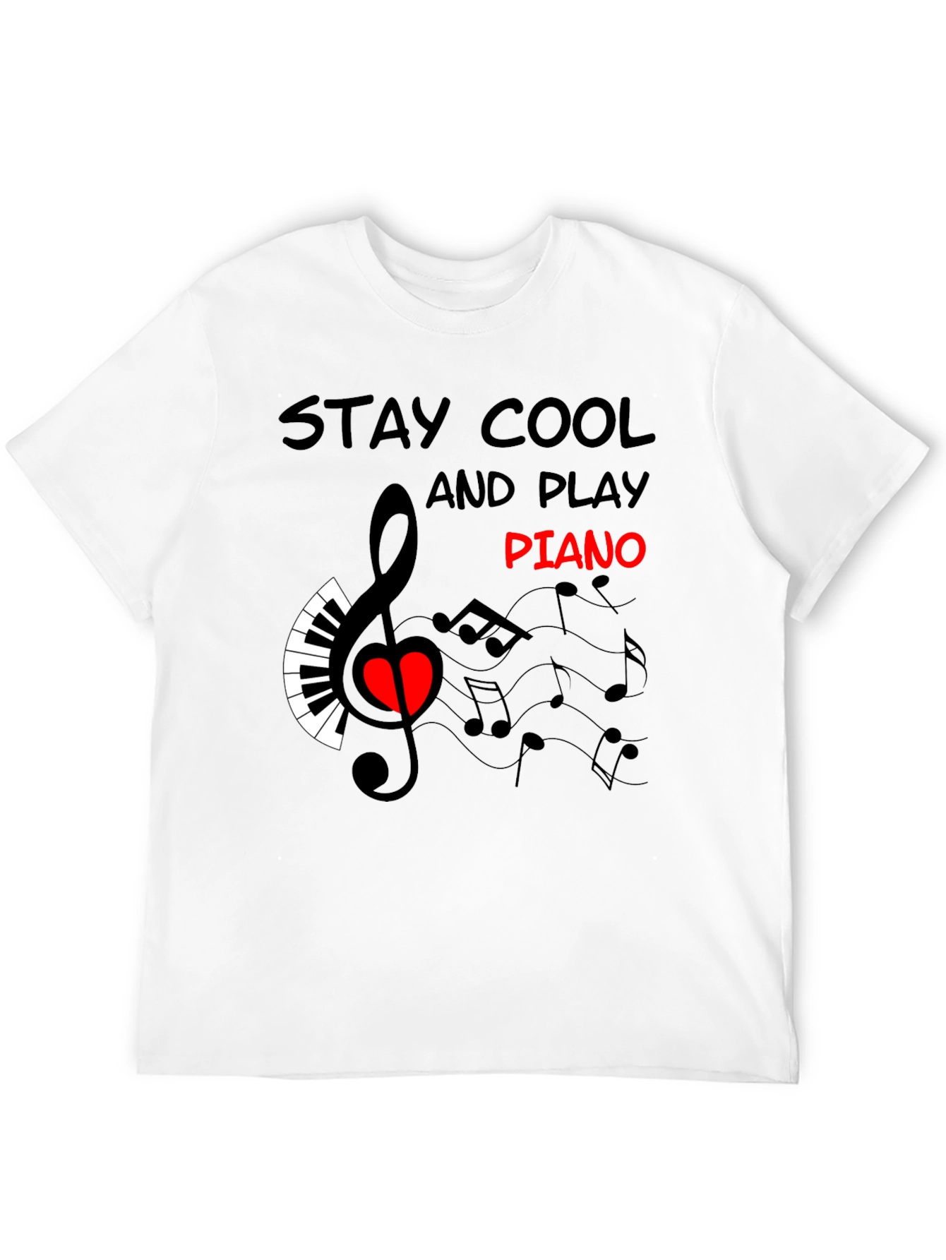 Stay Cool Piano Music T-Shirt