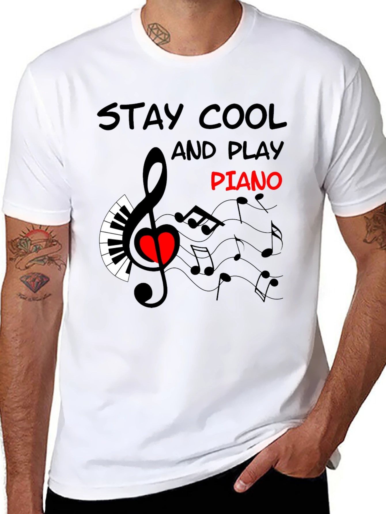 Stay Cool Piano Music T-Shirt