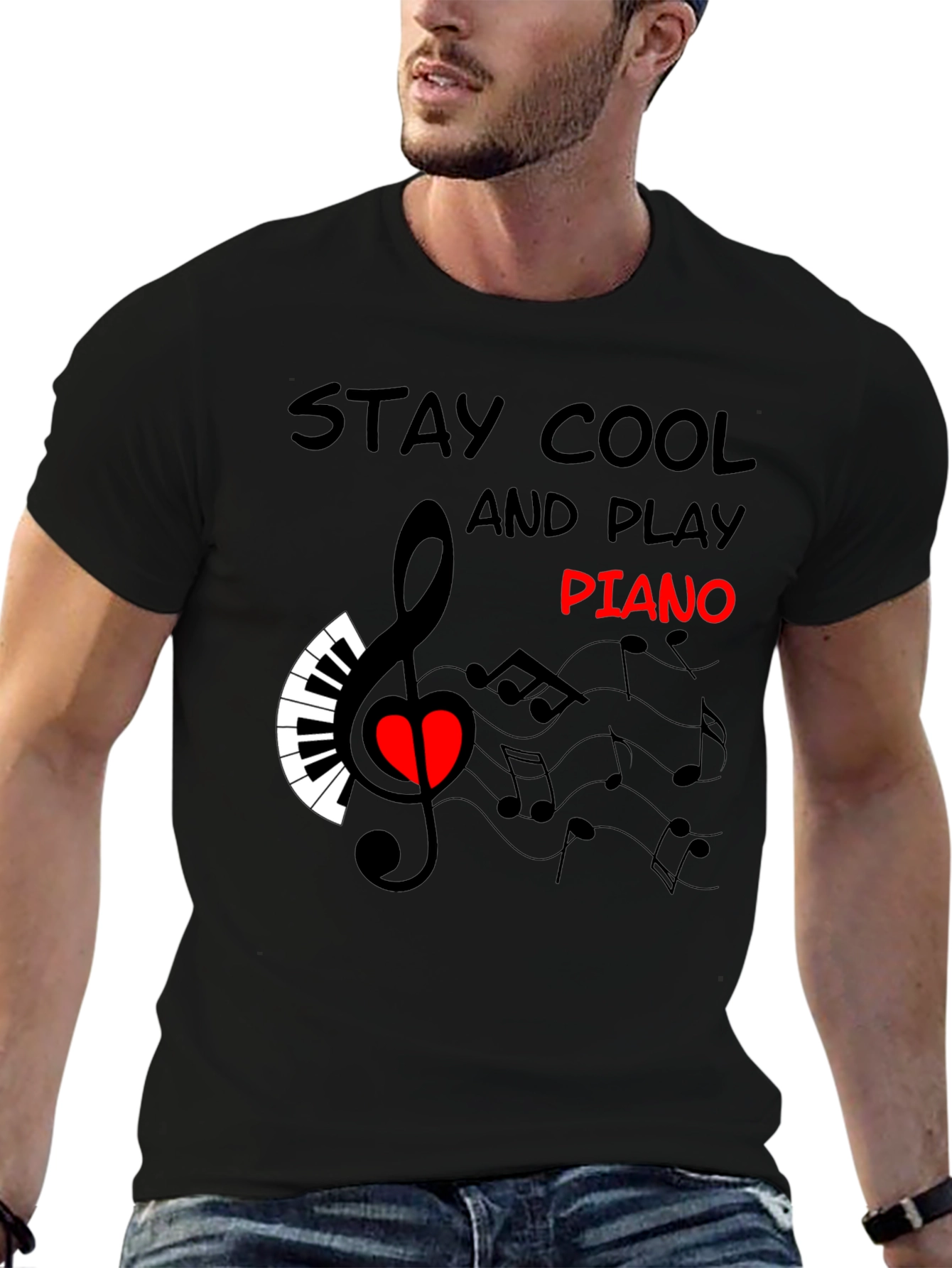 Stay Cool Piano Music T-Shirt