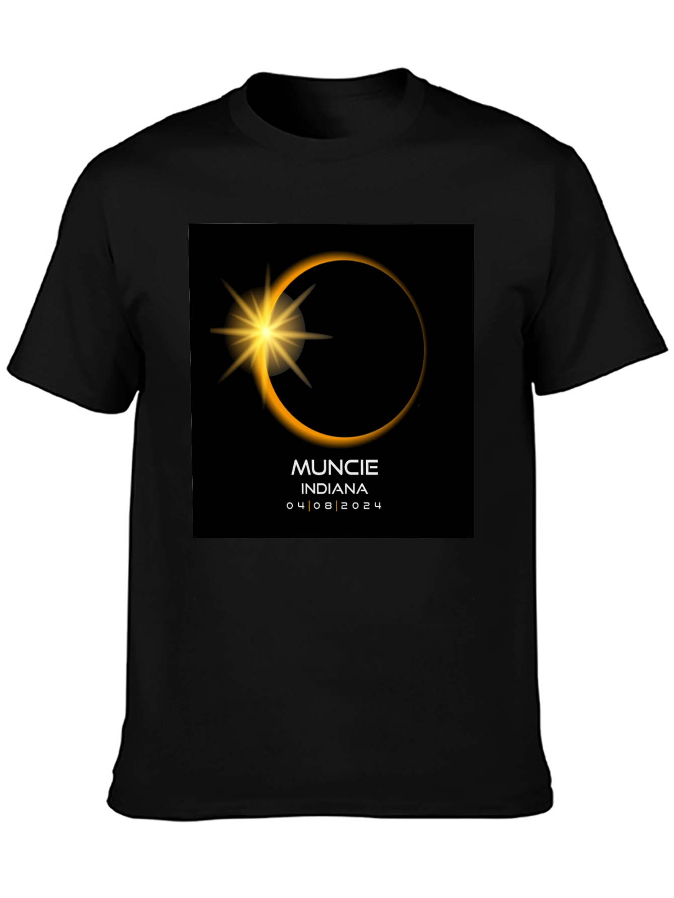 Muncie Indiana Eclipse 04/08/2024 T-Shirt