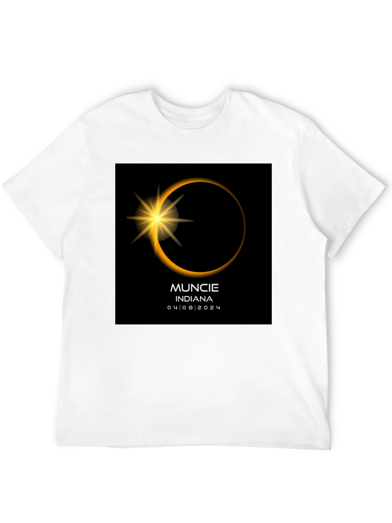 Muncie Indiana Eclipse 04/08/2024 T-Shirt