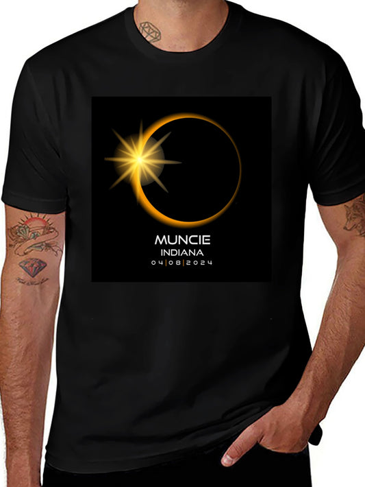 Muncie Indiana Eclipse 04/08/2024 T-Shirt