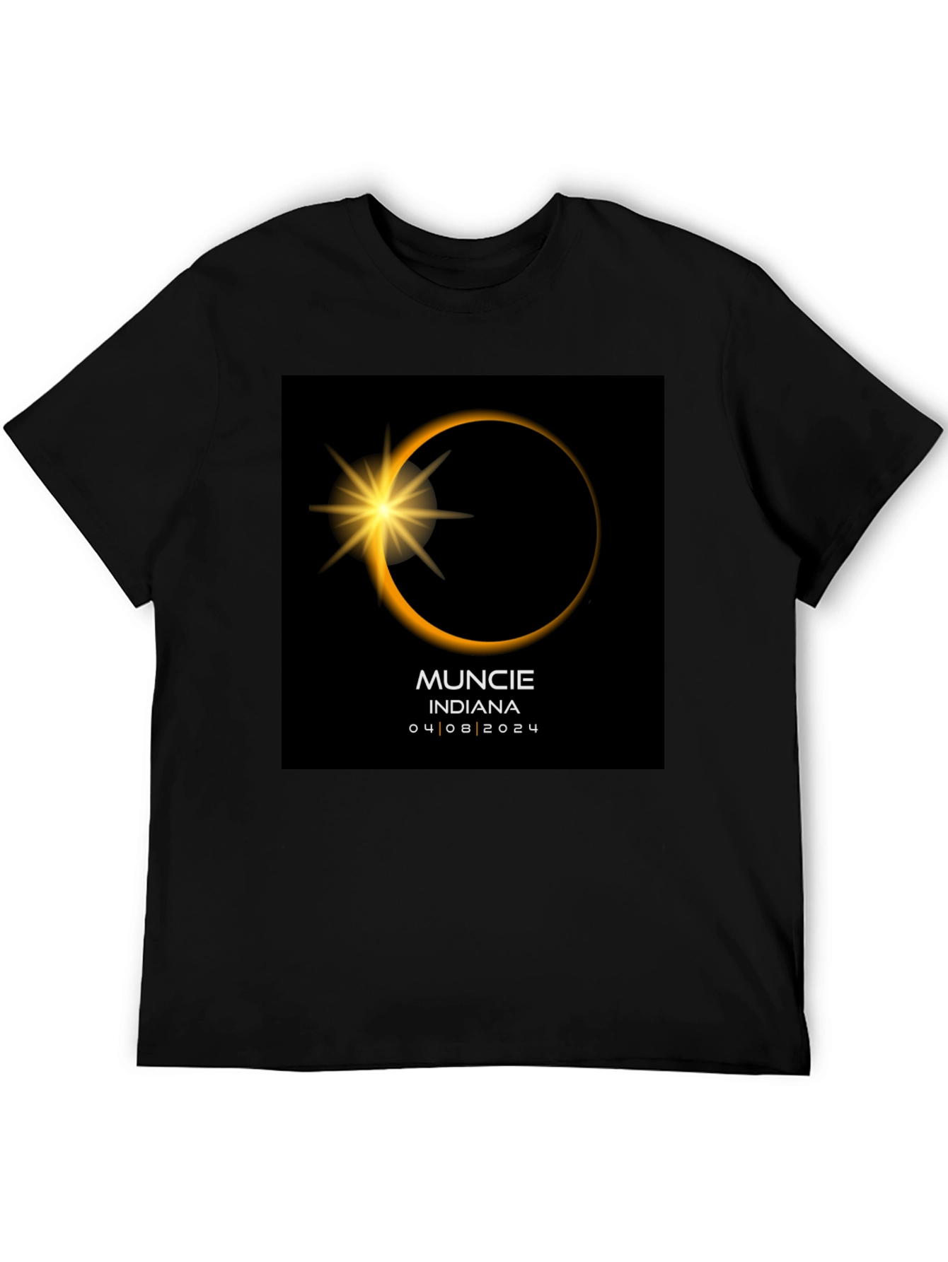 Muncie Indiana Eclipse 04/08/2024 T-Shirt