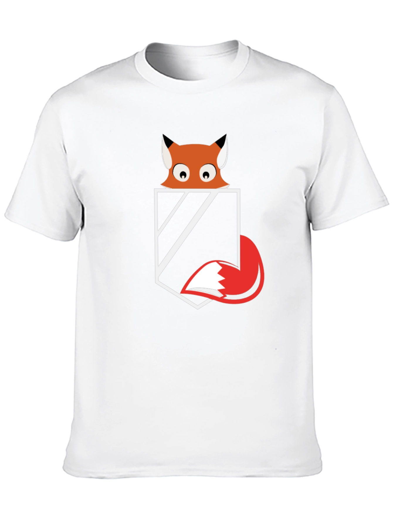 Fox Pocket Graphic Tee - Mens Black T-Shirt