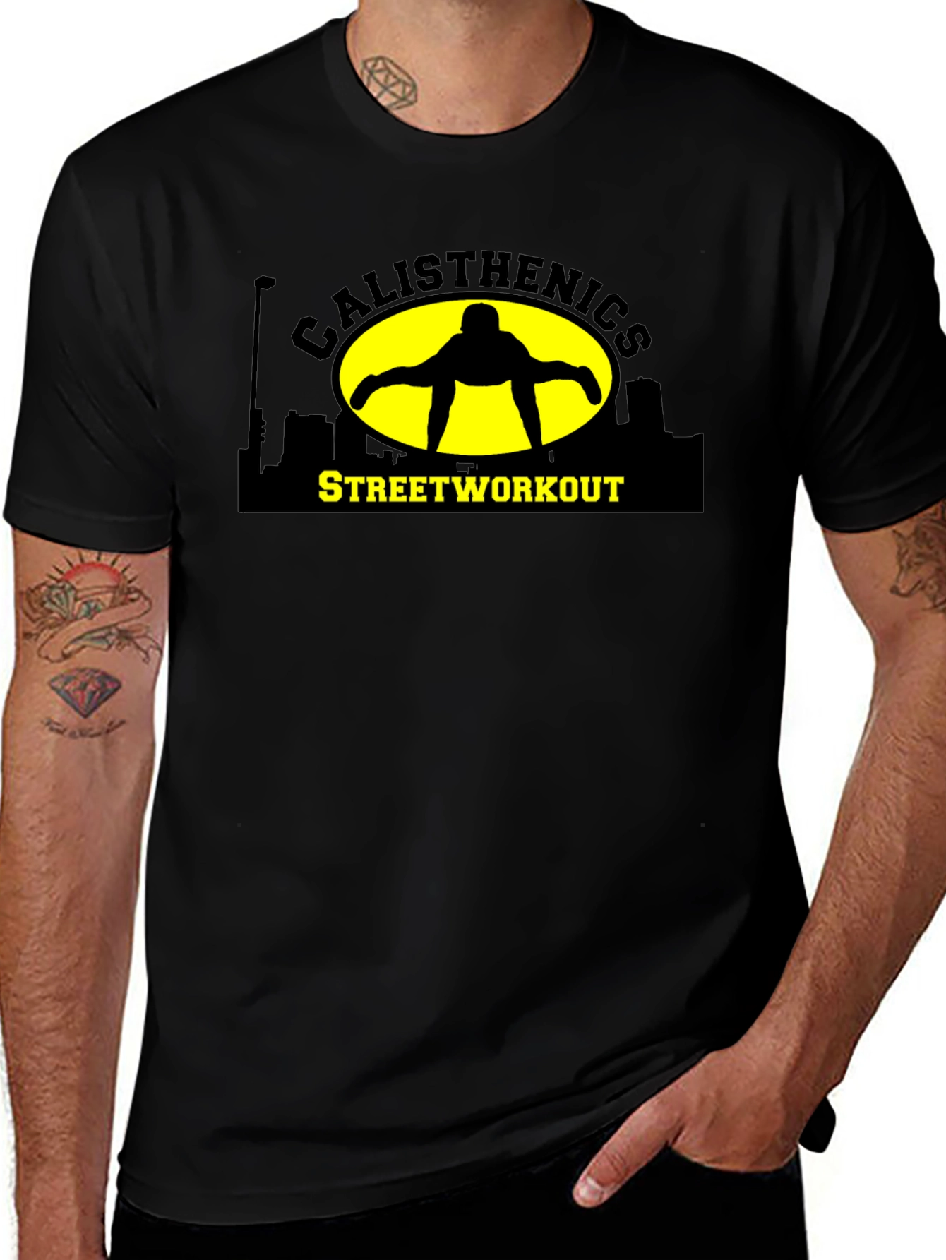 Calisthenics Street Workout Black T-Shirt