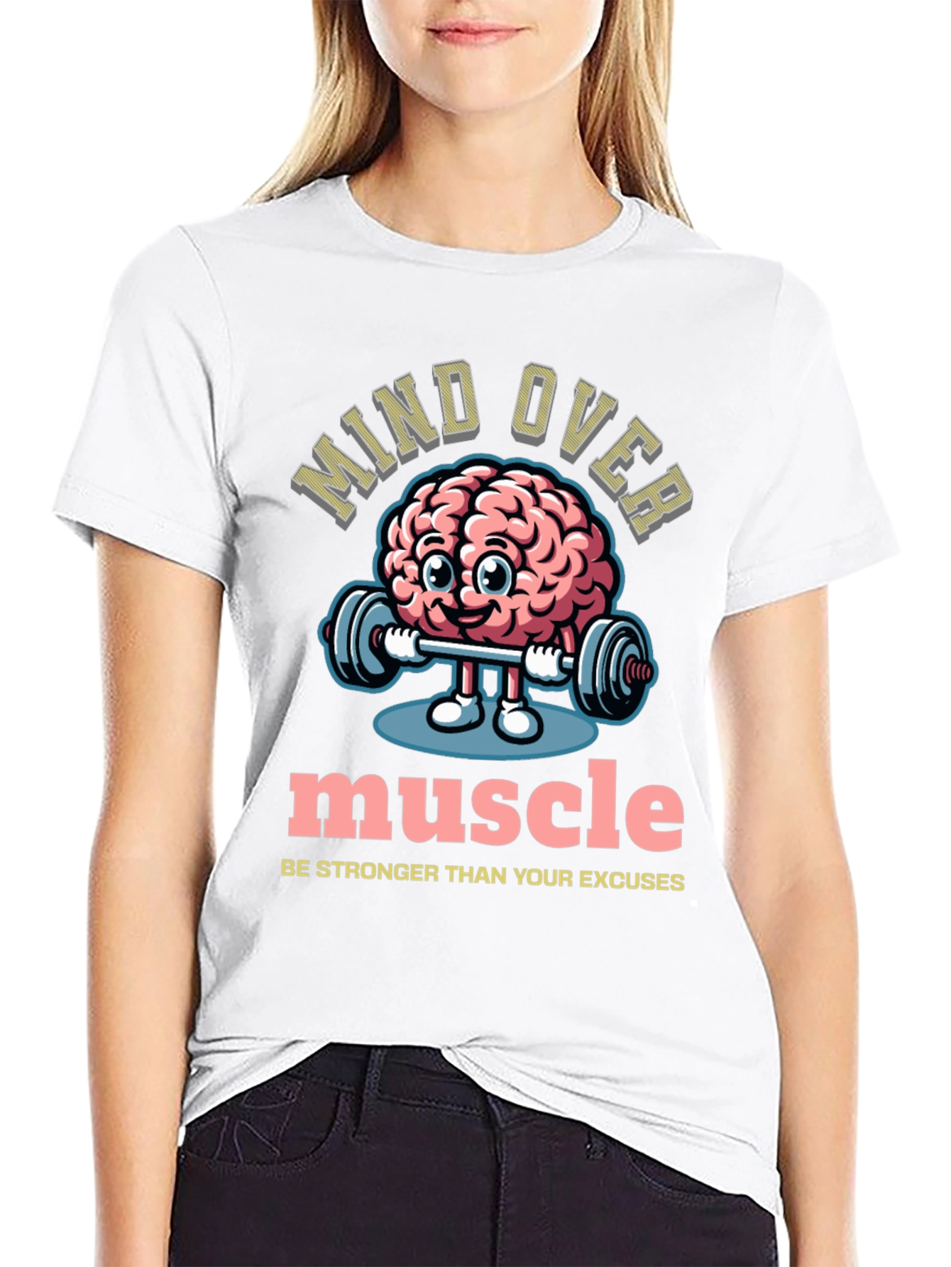 Mind Over Muscle Graphic T-Shirt