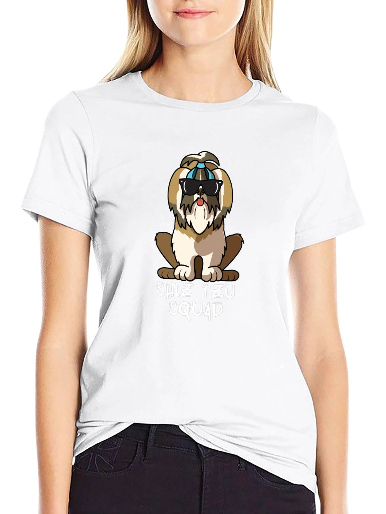 Shih Tzu Squad Graphic Tee - Dog Lovers Apparel
