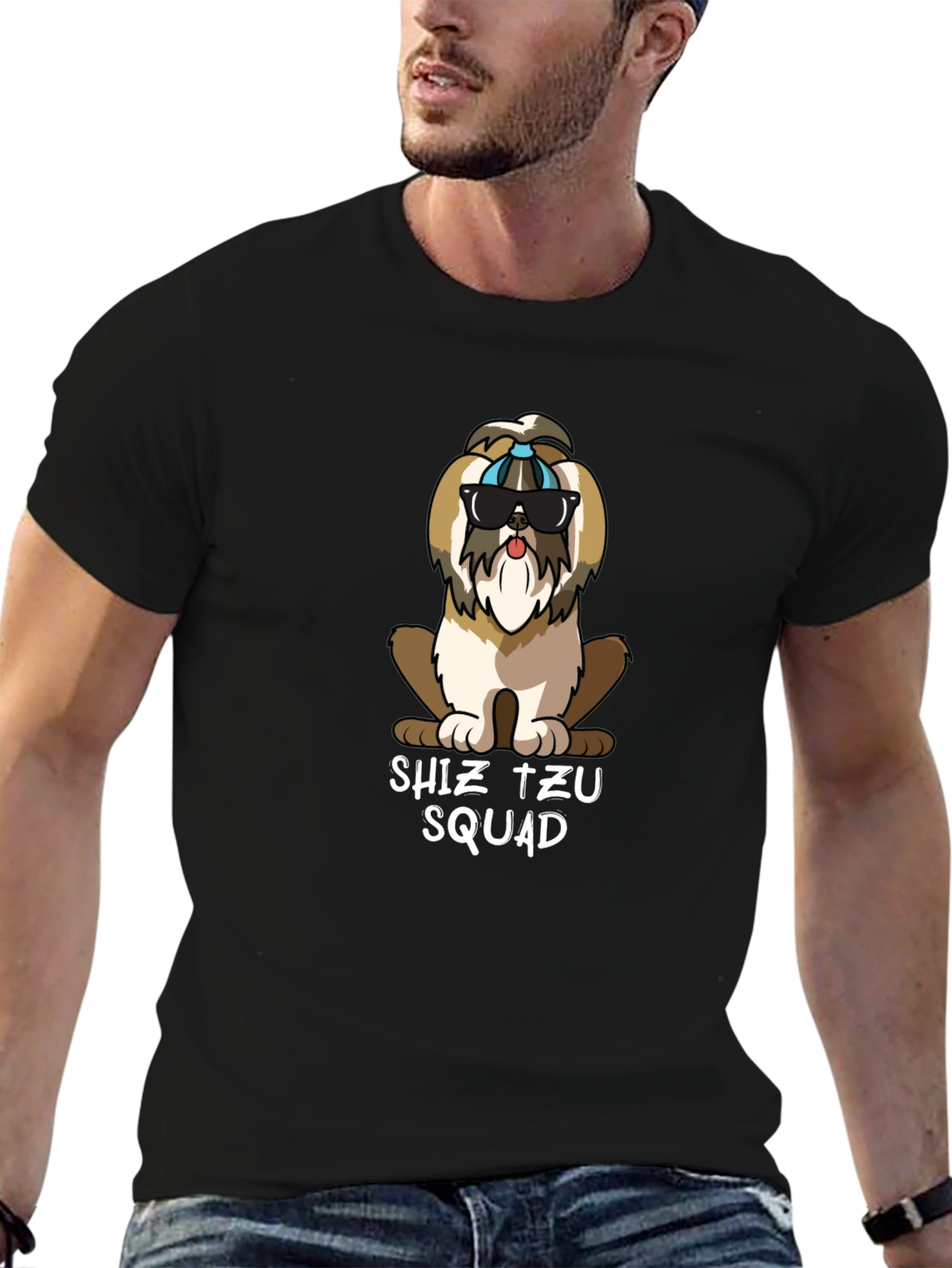 Shih Tzu Squad Graphic Tee - Dog Lovers Apparel