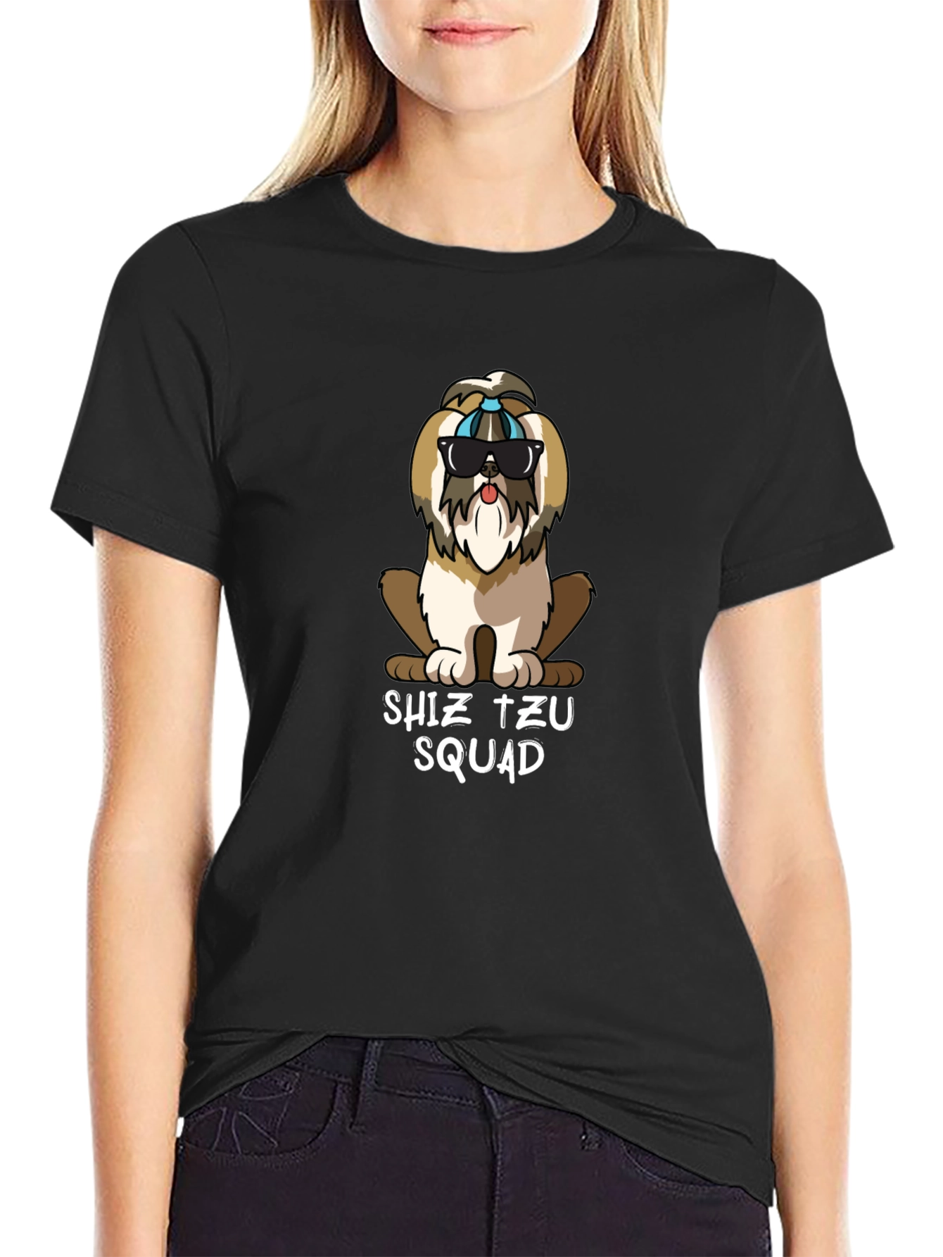 Shih Tzu Squad Graphic Tee - Dog Lovers Apparel