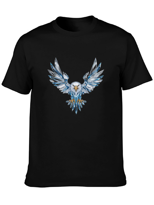 Crystal Eagle Graphic Tee - Mens Black T-Shirt