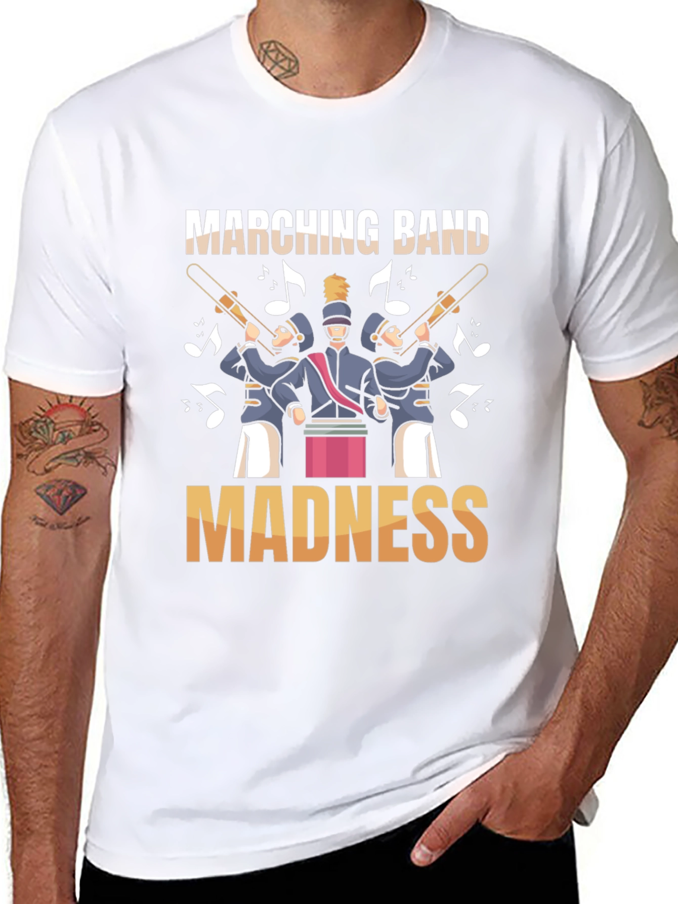 Marching Band Madness Graphic T-Shirt
