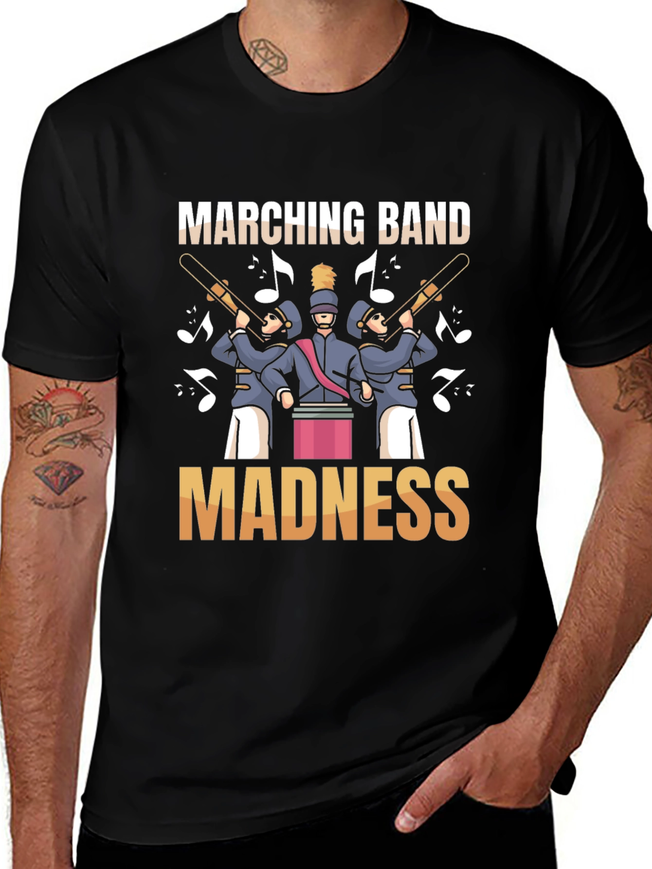 Marching Band Madness Graphic T-Shirt