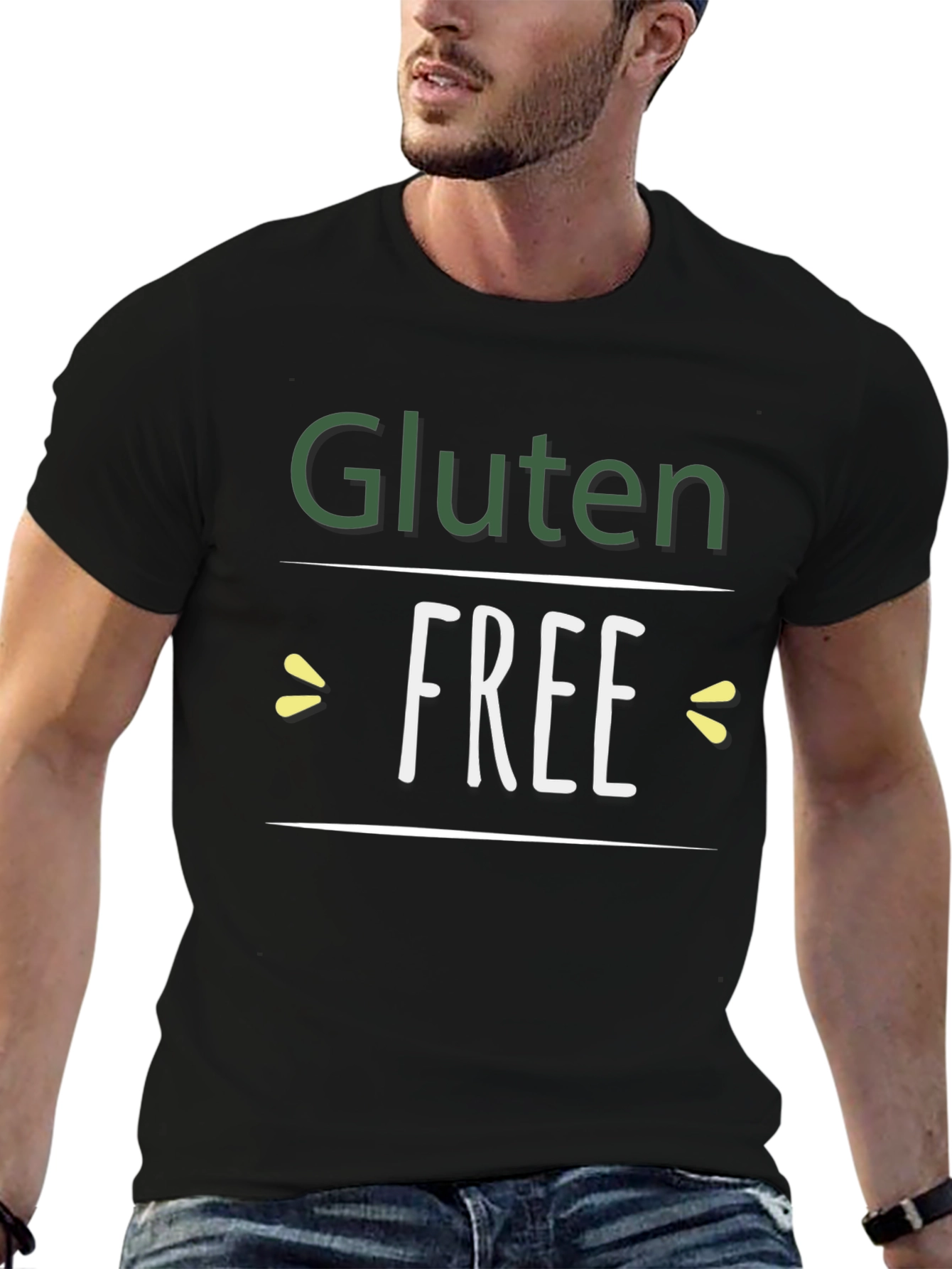 Gluten Free Black T-Shirt